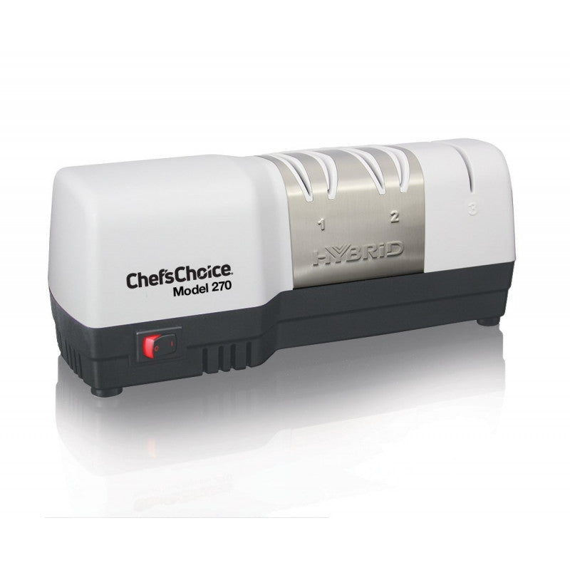 CHEF'S CHOICE M270 Electric Knife Sharpener - Professional Knife Sharpening Tool for Kitchen, Home & Outdoor Use - Certified Refurbished with Warranty - Perfect for Chefs, Hunters & DIY Enthusiasts