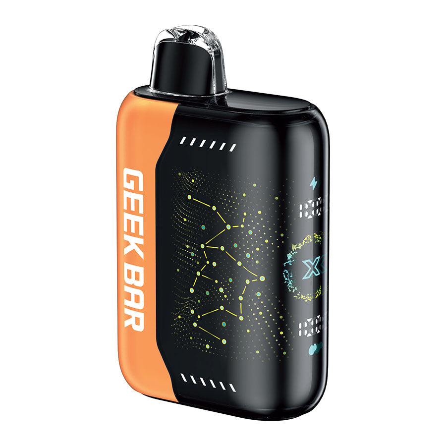 Geek Bar Pulse X Disposable Vape Device - Strawnana Orange Ice Flavor | 5000 Puffs | Rechargeable | Portable Vaping for Travel, Parties & Outdoor Activities