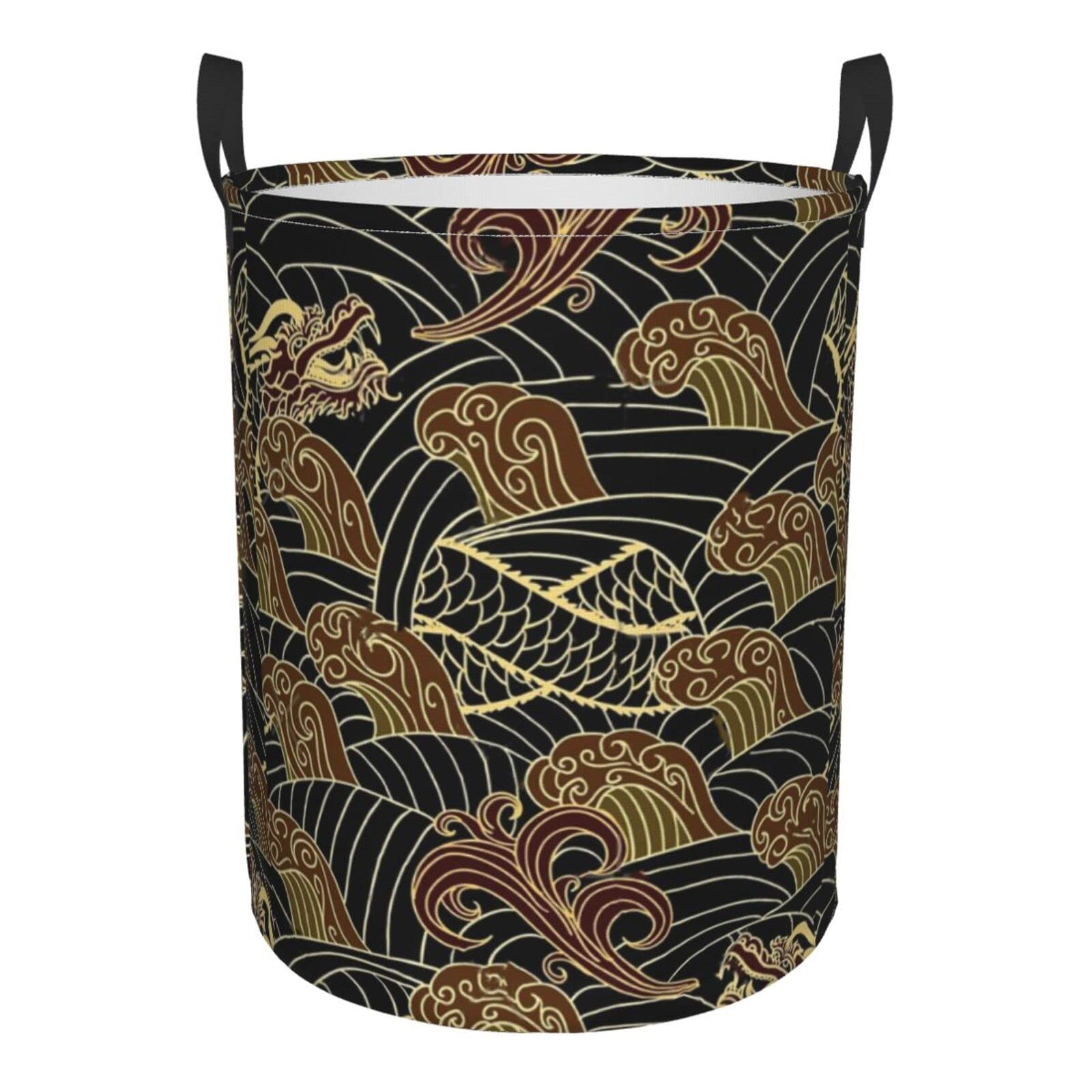 Dragon Laundry Hamper - Large Collapsible Clothes Basket with Lid, Toy Organizer & Storage Bin for Dirty Clothes | Perfect for Bedroom, Nursery, Dorm & Laundry Room Organization
