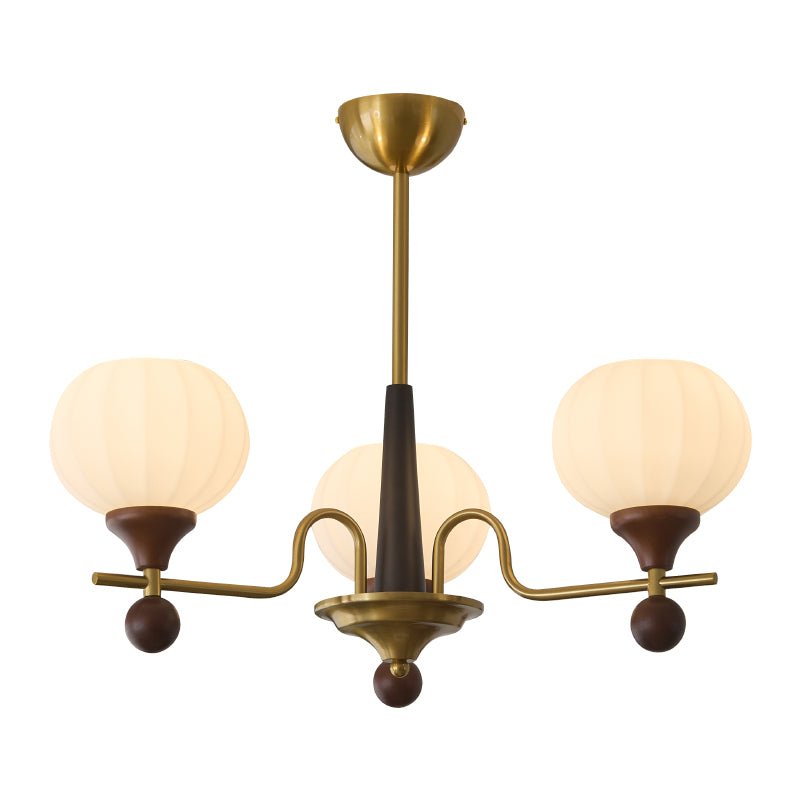 Walnut Color & Gold & White
