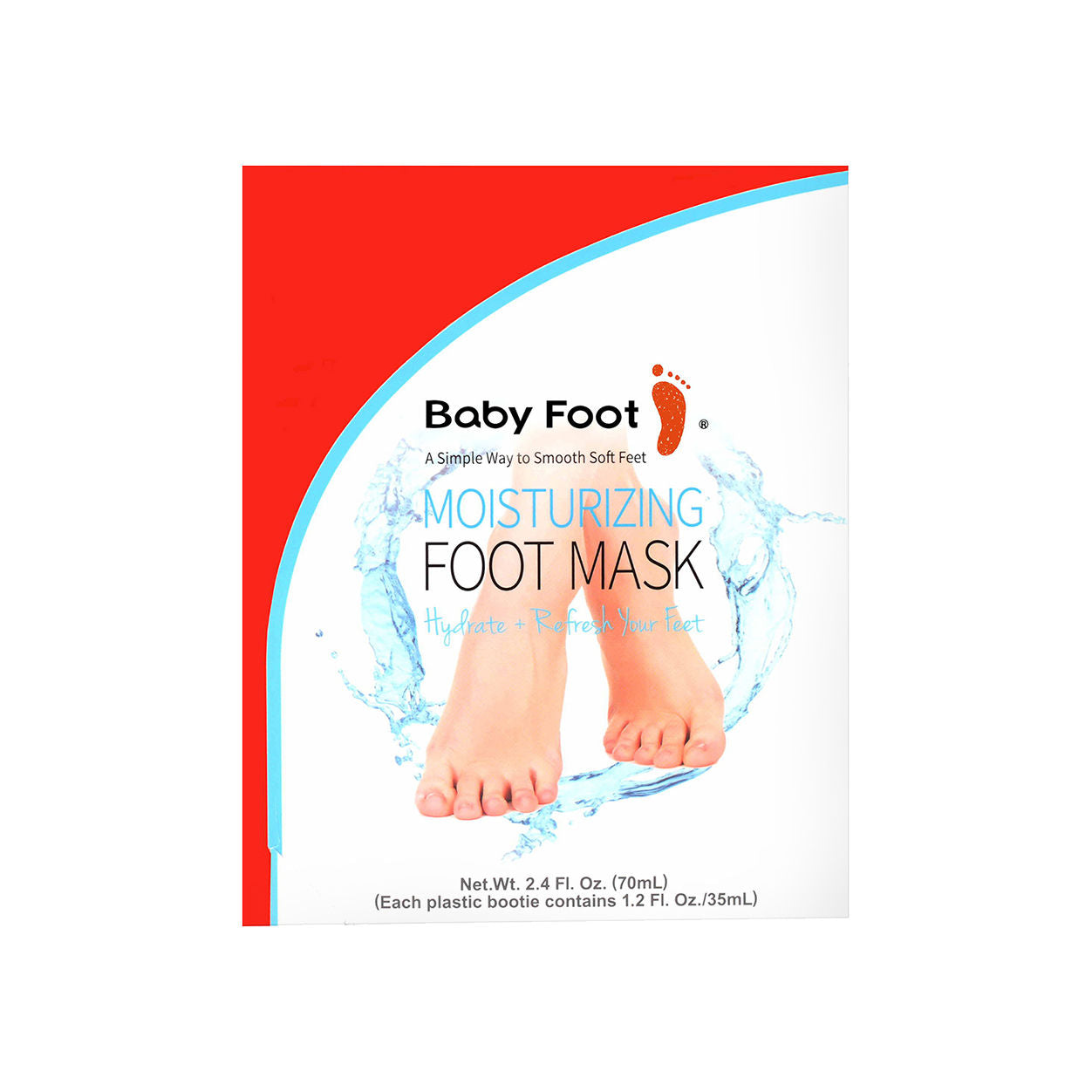 Baby Foot Moisturizing Foot Mask - Exfoliating & Hydrating Treatment for Soft Feet | Perfect for Pedicures, Dry Skin Relief & At-Home Spa Care