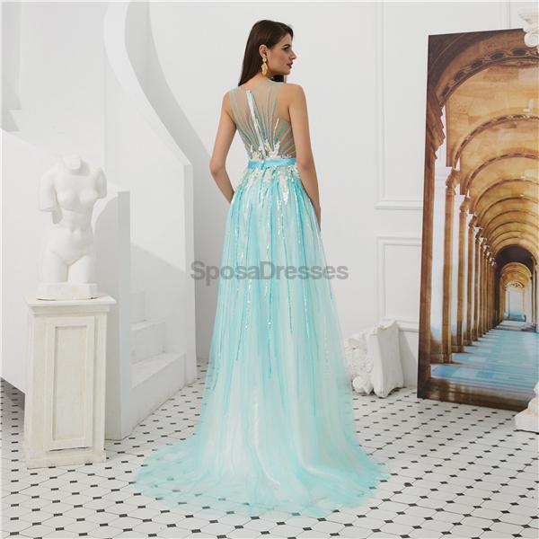 Sexy See-Through Beaded Prom Dress for Evening Parties & Formal Events - Elegant Women's Party Gown for Homecoming, Prom Night & Special Occasions - Style 12083