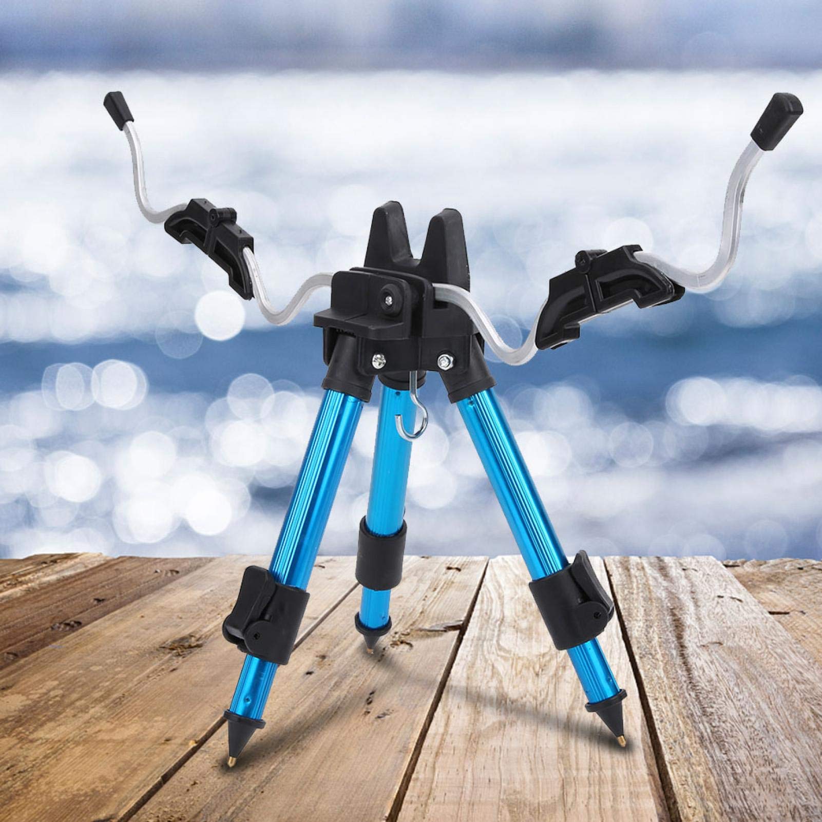 Premium Fishing Rod Holders with Electroplating Technology - Heavy Duty Rod Brackets for Wild Fishing & Tackle Shops | Perfect for Boat, Kayak, Shore & Ice Fishing Adventures