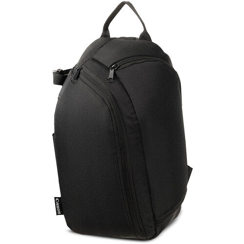 Canon 100S Sling Camera Backpack (Black) - Waterproof DSLR Bag for Photographers, Travel & Outdoor Photography Gear Storage - Perfect for Hiking, Traveling and Street Photography