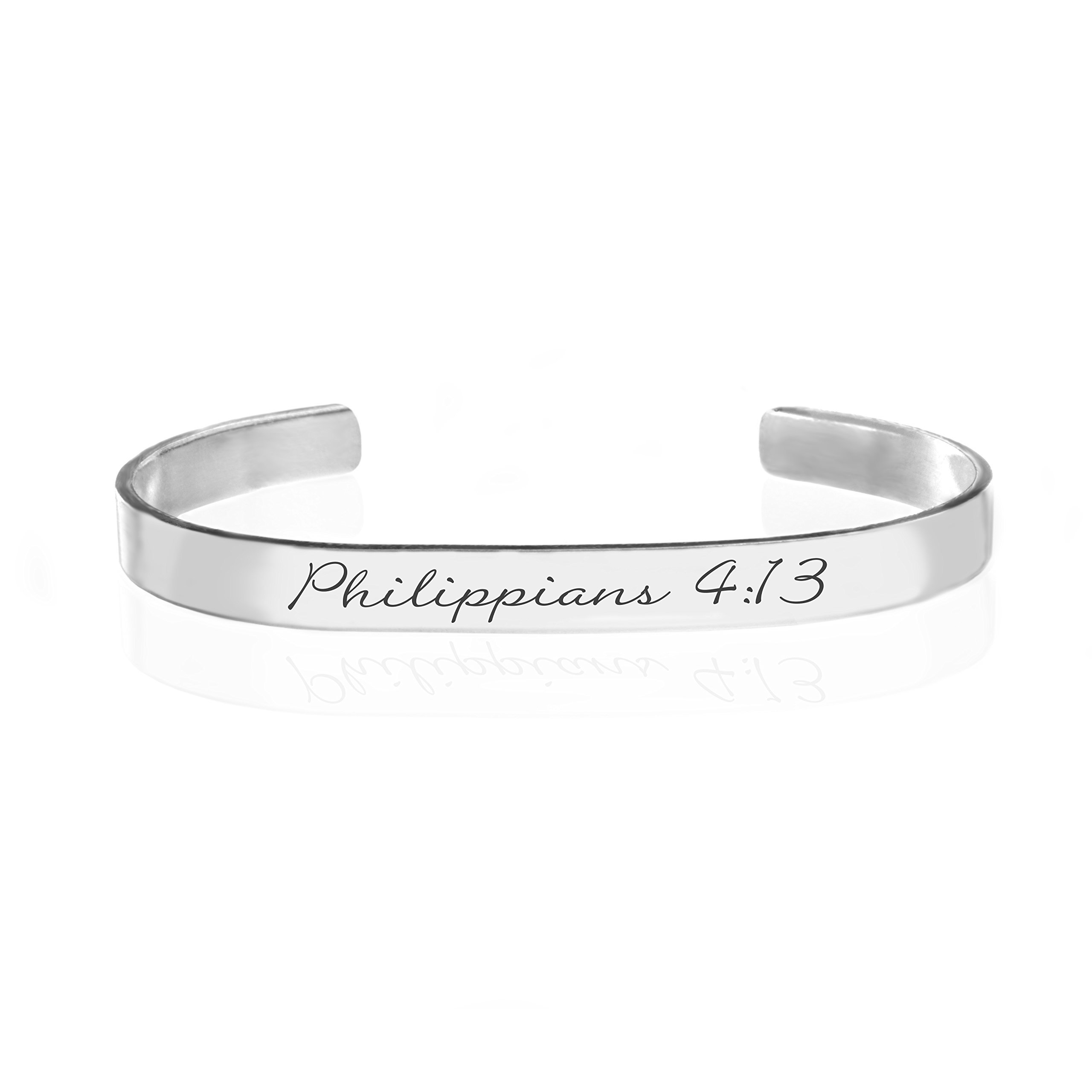 Bible Verse Bracelet for Women - Inspirational Hope, Believe & Faith Christian Jewelry - Perfect for Church, Daily Wear & Gifts