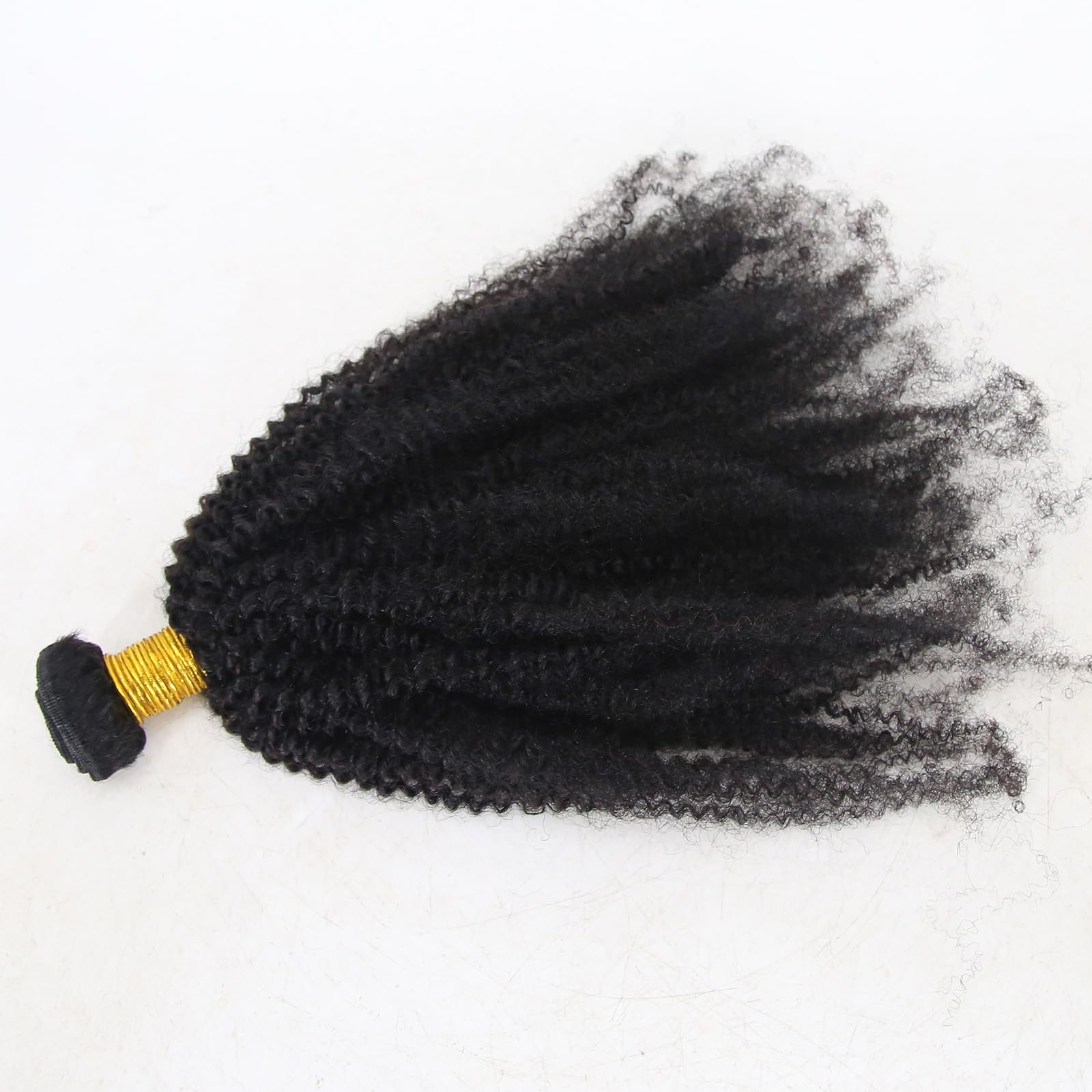 ZigZag Afro Kinky Curly 100% Brazilian Virgin Human Hair Weave Bundles 4B 4C - 26 Inch Double Weft Hair Extensions for Natural Black Hairstyles | Perfect for Braids, Twist Outs & Protective Styling