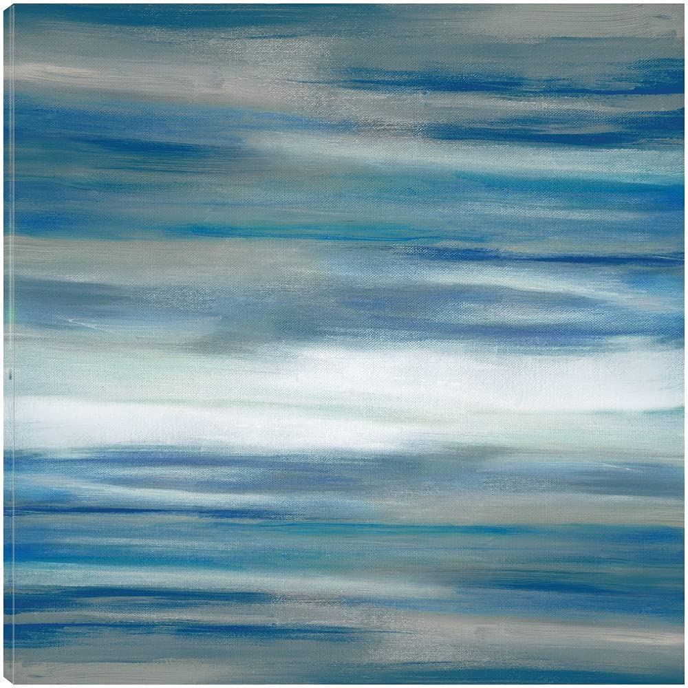 Sanibel Waters Fine Art Canvas Wall Decor by Judith Shapiro - 48x48 Inches - Ready to Hang - Perfect for Living Room, Bedroom, Office & More - Coastal Home Decor & Beach House Wall Art