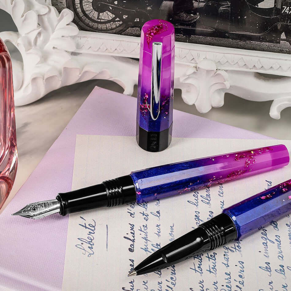 Benu Euphoria Fountain Pen - Premium Writing Instrument for Calligraphy, Journaling & Gifts - Elegant Love Story Design for Writers & Pen Enthusiasts