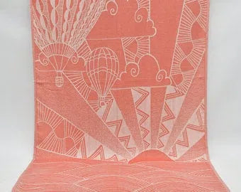 Orange Sunrise 100% Cotton Bath Towel - Soft & Absorbent Beach, Pool, Gym & Spa Towel for Ultimate Comfort