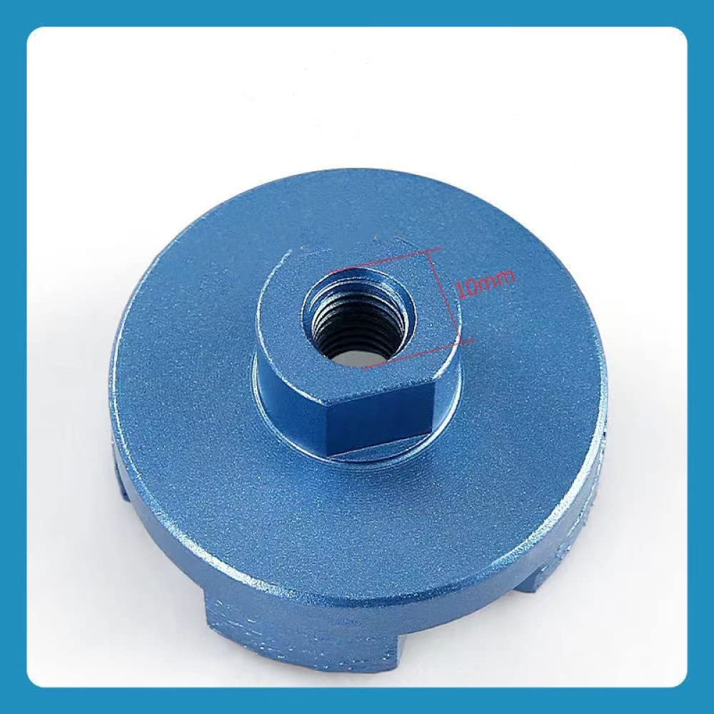 45mm Dry Grinding Wheel Stone Hole Opener - Road Stud Processing & Flower Pot Making Tool for DIY Stone Carving and Crafting Projects
