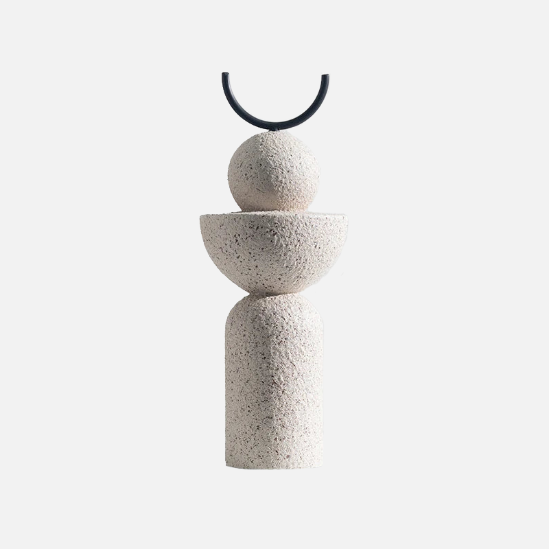 Sun Tribute Sandstone Statue - Handcrafted Outdoor Garden Decor, Solar-Themed Sculpture for Patio, Yard & Home Décor | Perfect for Zen Gardens, Meditation Spaces & Nature Lovers