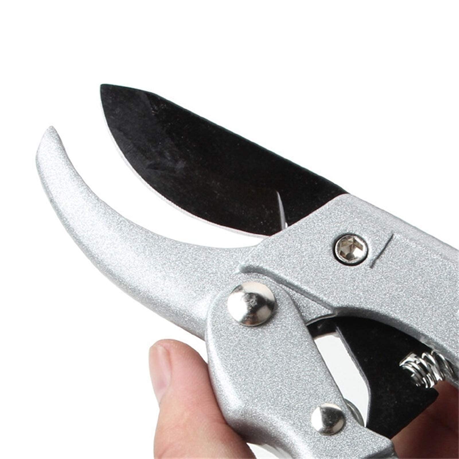Professional 20.5CM Garden Shears - Ratchet Pruning Shears for Plants, Shrubs & Tree Branches | Heavy Duty Anvil Pruner for Gardening, Horticulture & Orchard Work | Perfect for Trimming, Cutting & Shaping Bushes
