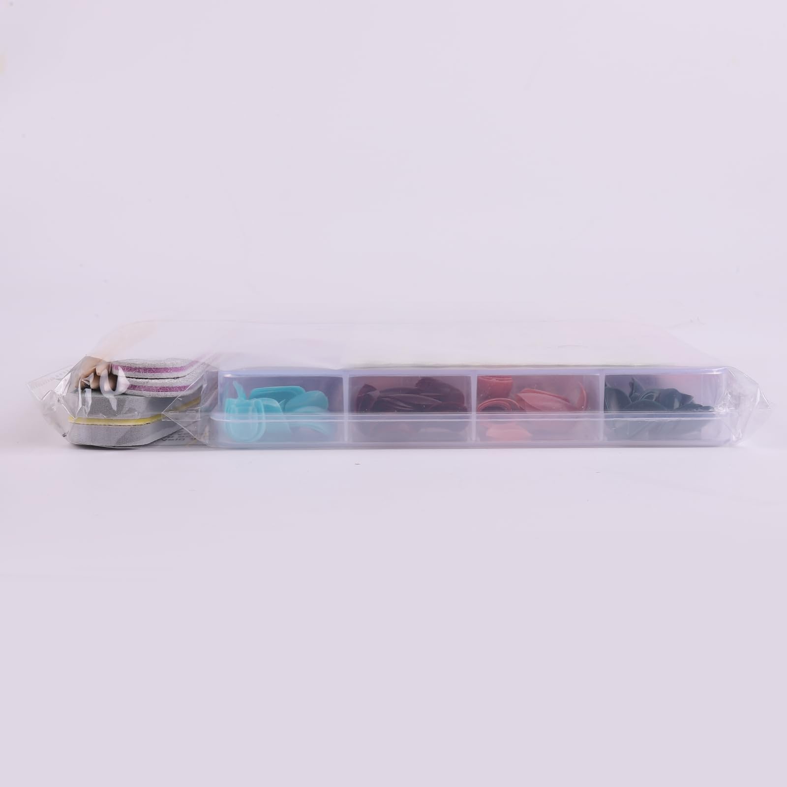 FANDAMEI Short Press on Nails - 24 Pack 576PCS Small Round Fake Nails with Glue, 24 Glossy Colors for Small Hands | Perfect for Daily Wear, Parties, Weddings & Special Occasions
