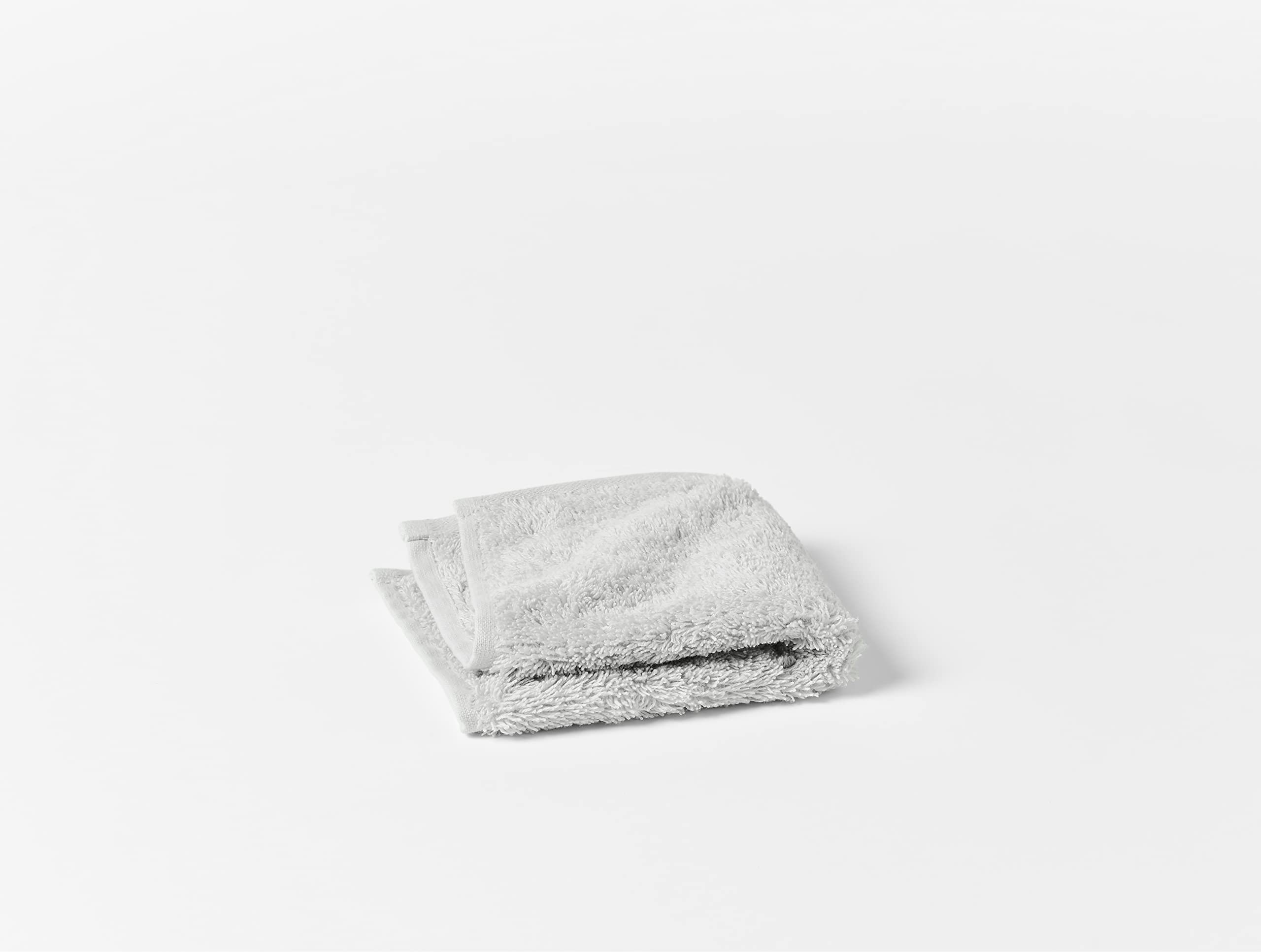 Organic Cotton Wash Cloths - Coyuchi Cloud Loom Bath Towels (12