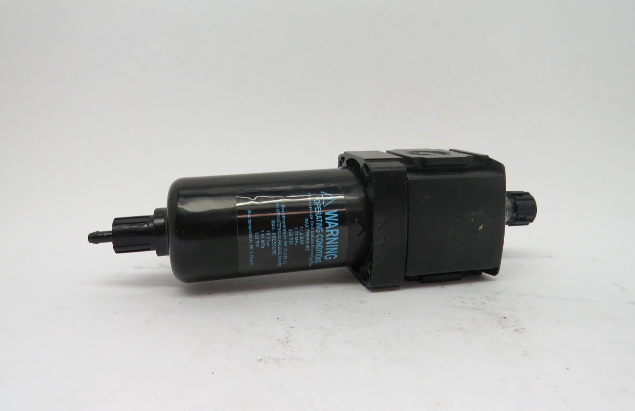 1/2In Air Line Lubricator - 96 CFM, 250 PSI for Pneumatic Tools & Air Compressor Systems - Ideal for Industrial, Automotive & Workshop Applications