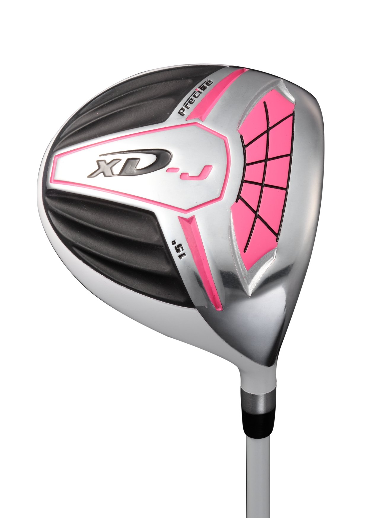 **Precise XD-J Junior Golf Clubs for Kids Ages 3-5, 6-8, 9-12 | Right & Left Hand Youth Golf Set for Boys & Girls with Ultra-Light Graphite Shafts, Hybrid & Stand Bag - Perfect for Junior Golf Training & Outdoor Play**