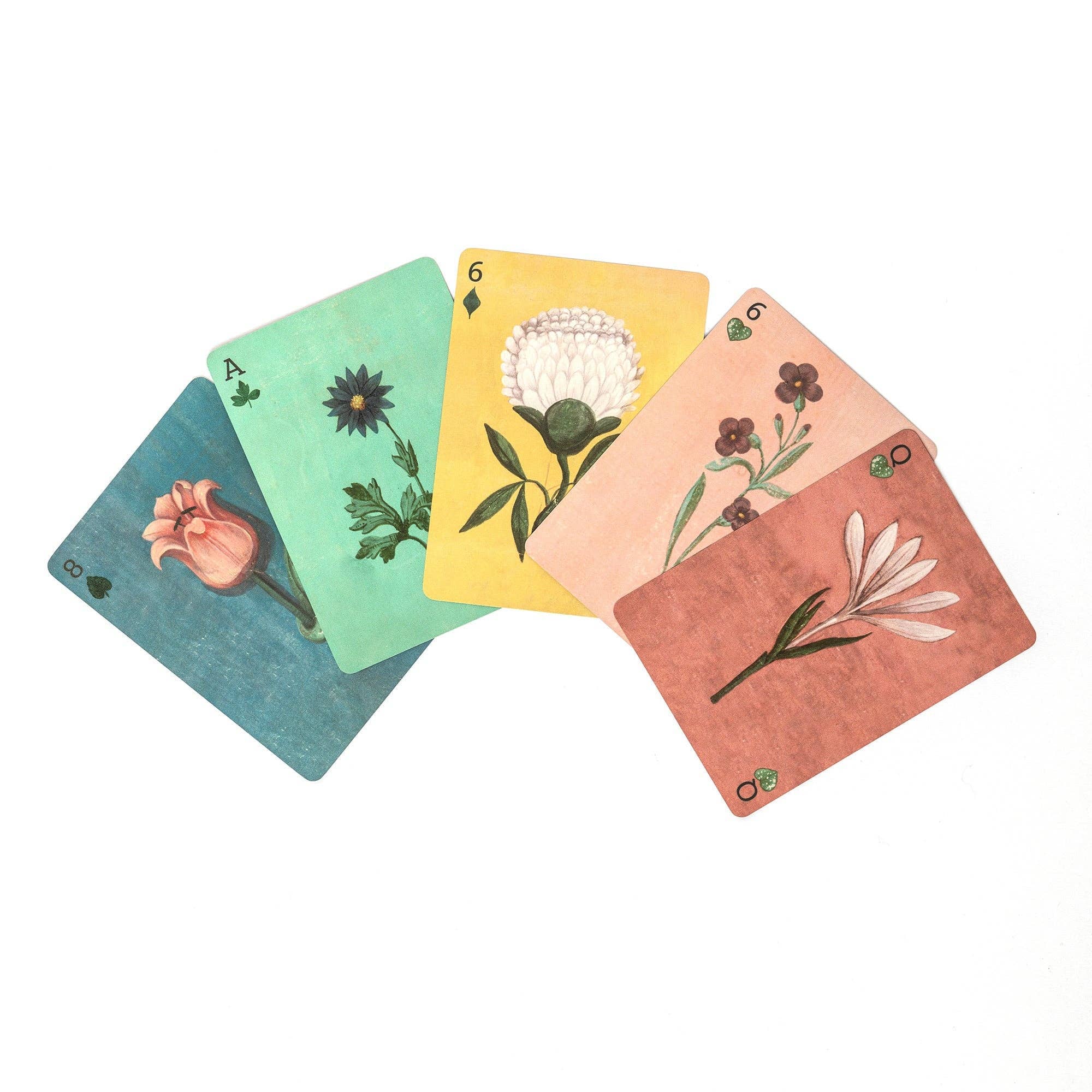 Festival of Flowers Playing Cards - Set of 2 Decks | Floral Design Card Game for Parties, Magic Tricks & Family Game Nights