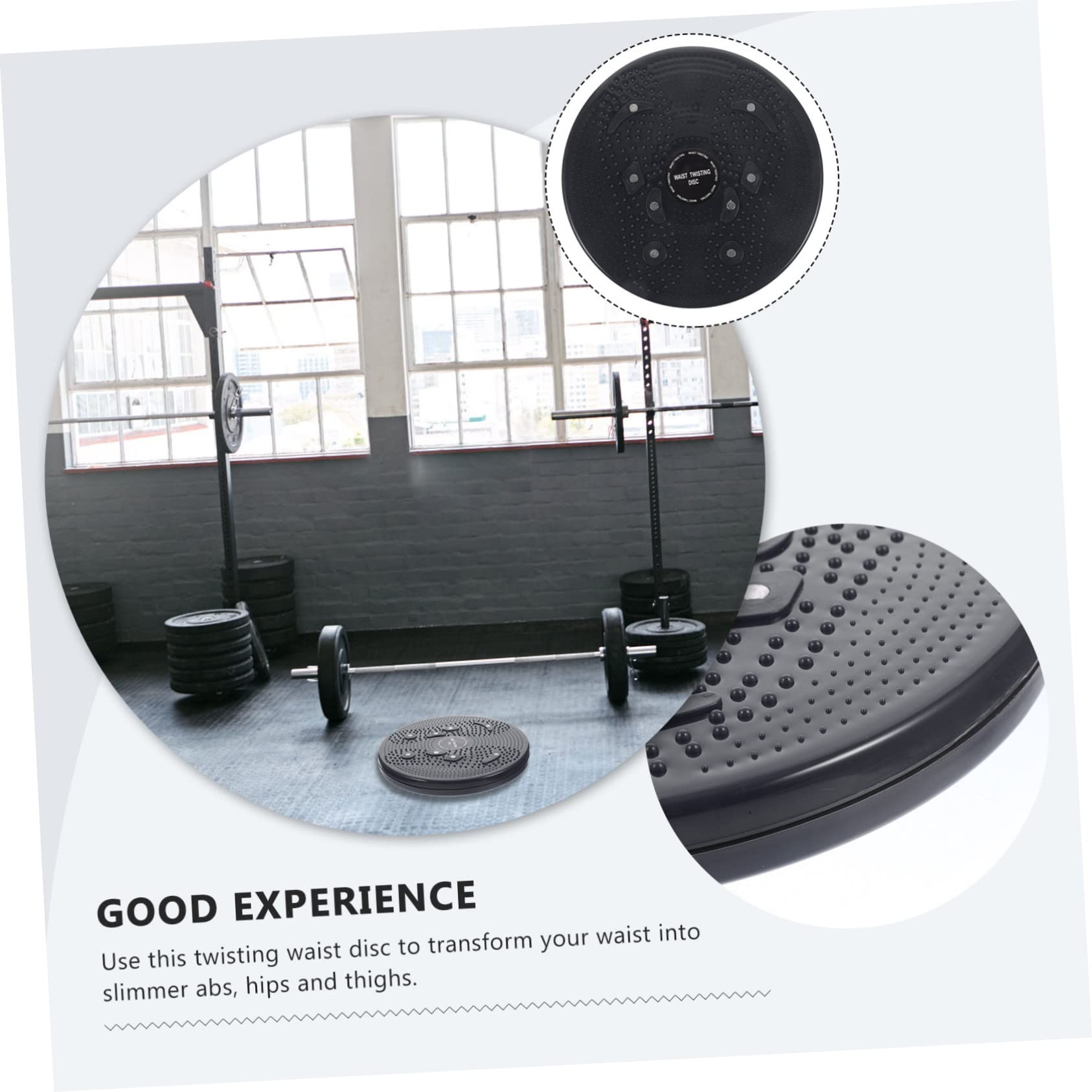 2PCS Waist Massage Machine with PP Rotating Technology - Portable Electric Massager for Back Pain Relief, Perfect for Home, Office & Car Use