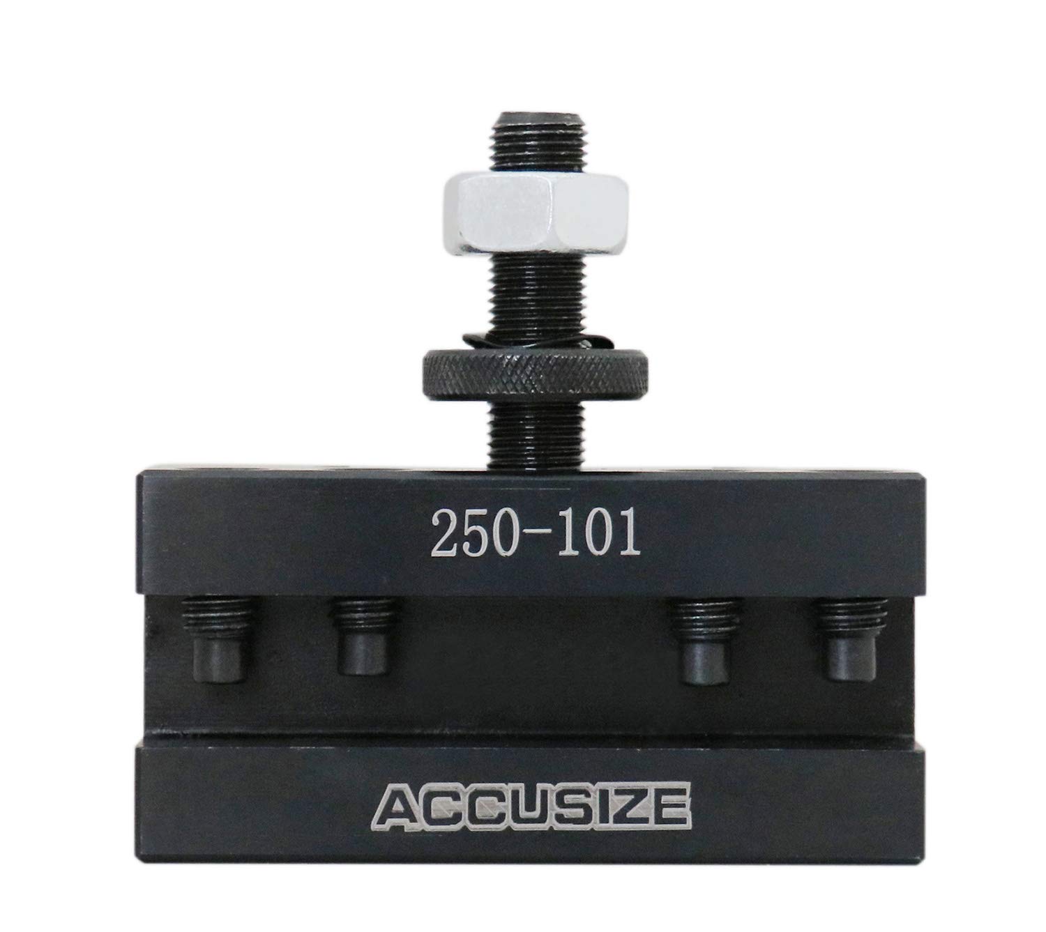Accusize Industrial Tools 10-Piece AXA Quick Change Tool Post Holder Set for Turning and Facing Operations - Model 0250-0101x10 | Perfect for Lathe Machining, Metalworking, and CNC Applications