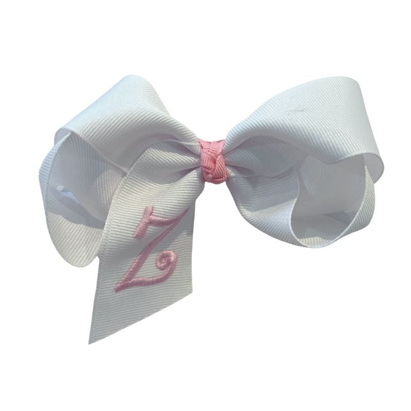 Elegant Large Monogram Bow - Perfect for Gift Wrapping, Wedding Decor & Party Favors | Personalized & Stylish Accessory