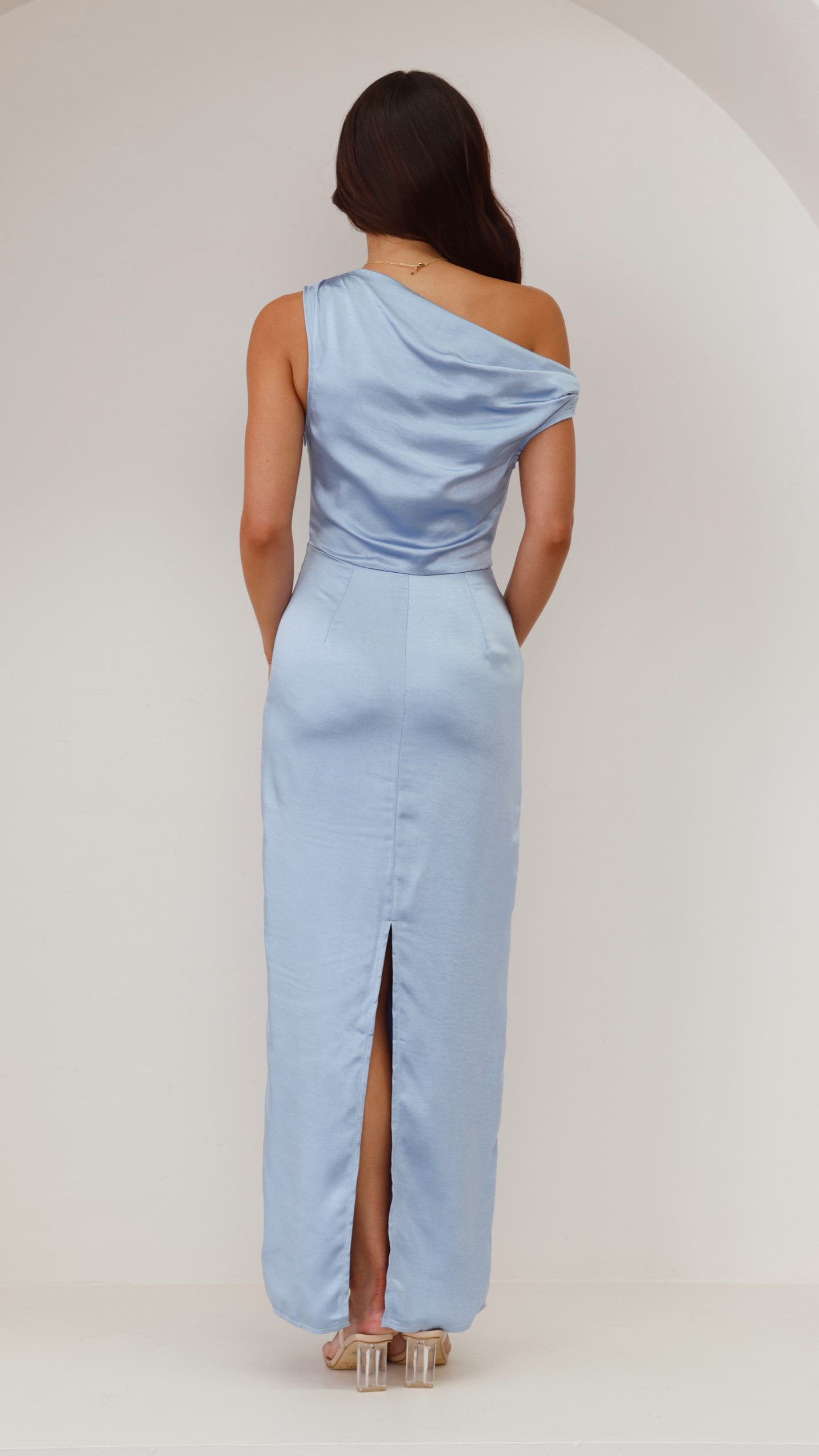 Harlowe Maxi Dress for Women - Flowy Long Summer Dress in Blue | Beach, Vacation, Party & Casual Wear