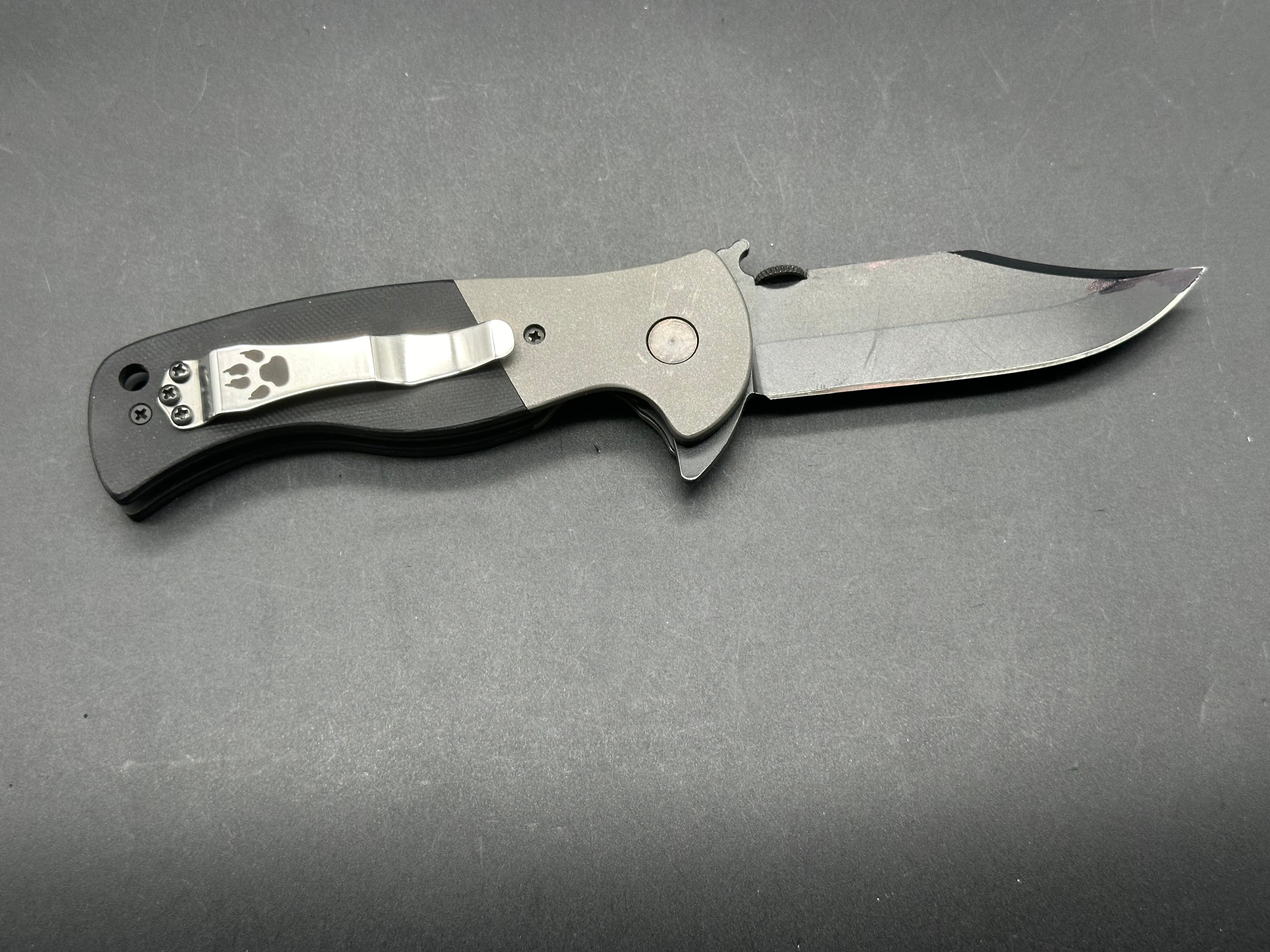 Emerson Sheepdog Bowie Poboy Knife - Premium Tactical Folding Pocket Knife for Outdoor Survival, Camping & EDC | Durable Stainless Steel Blade with Secure Locking Mechanism
