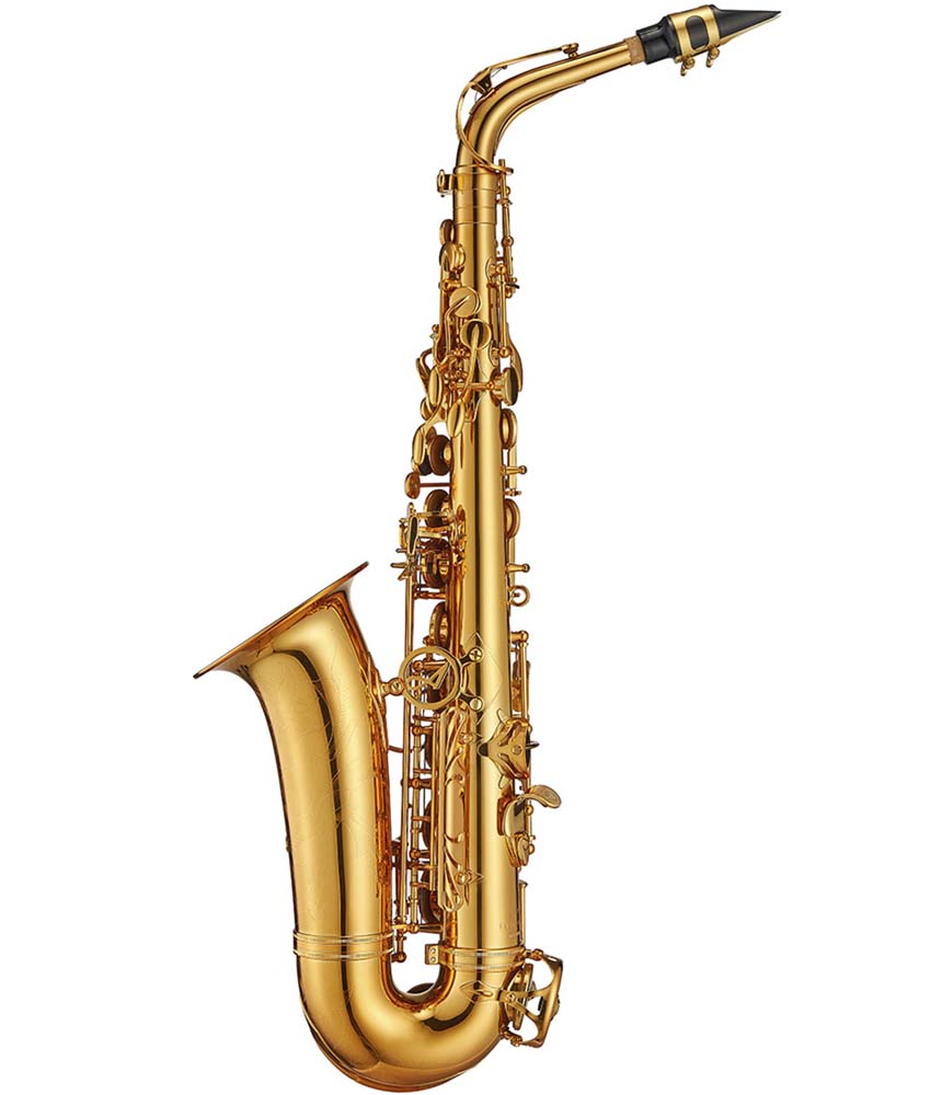 Professional Eb Alto Saxophone - Antigua Winds AS5200 in Amber Finish | Ideal for Jazz, Concert & Band Performances