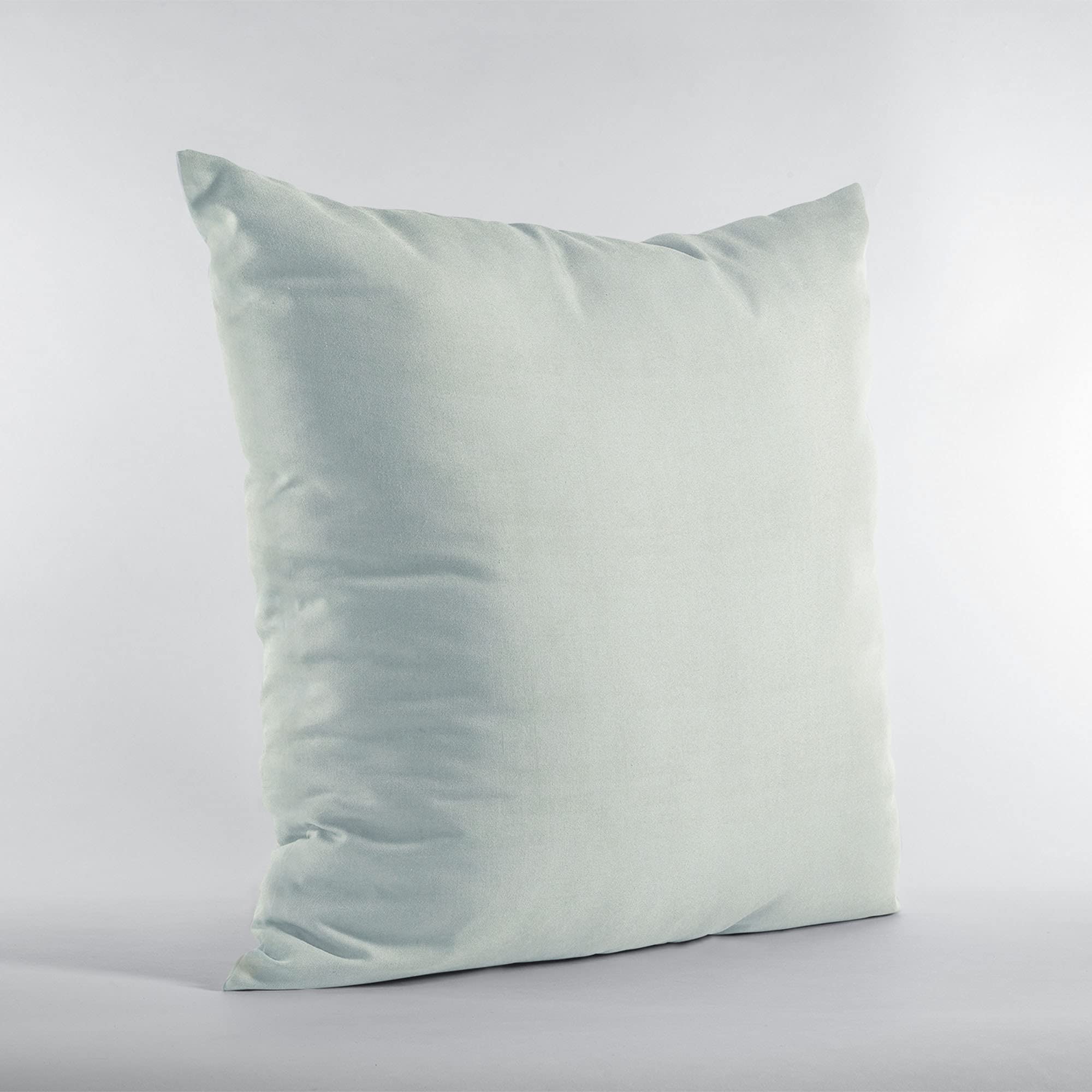Plutus Brands Blue Velvet Luxury Throw Pillow - 22x22 Inch Double Sided Soft Shiny Decorative Cushion for Sofa, Bed, Nursery | Baby Solid Velvet Pillow Cover for Home Decor