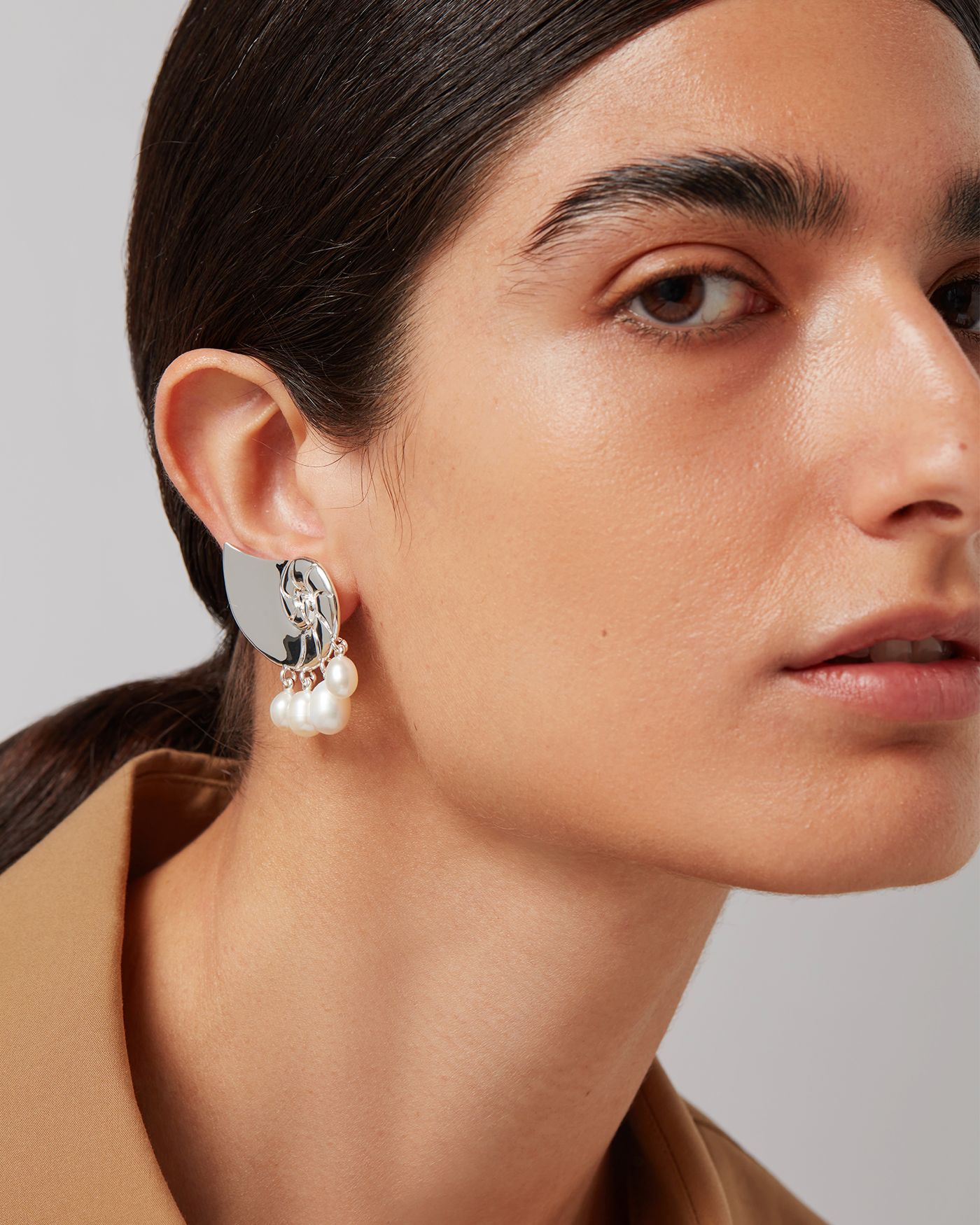 Lucille Climber Earrings - Elegant Gold Hoop Earrings for Women, Trendy Statement Jewelry for Parties & Everyday Wear