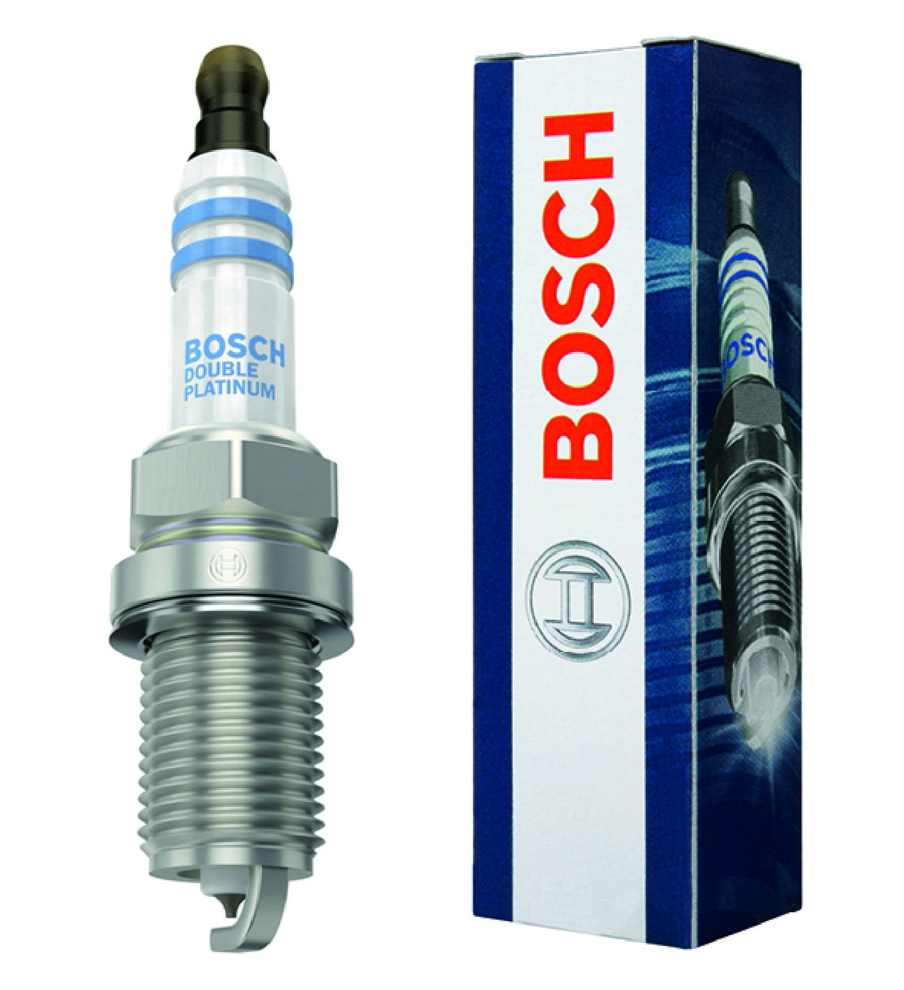 BOSCH FR7DPP+ OE Fine Wire Platinum Spark Plug - Single Replacement for High Performance Engines - Ideal for Cars, Trucks, and SUVs