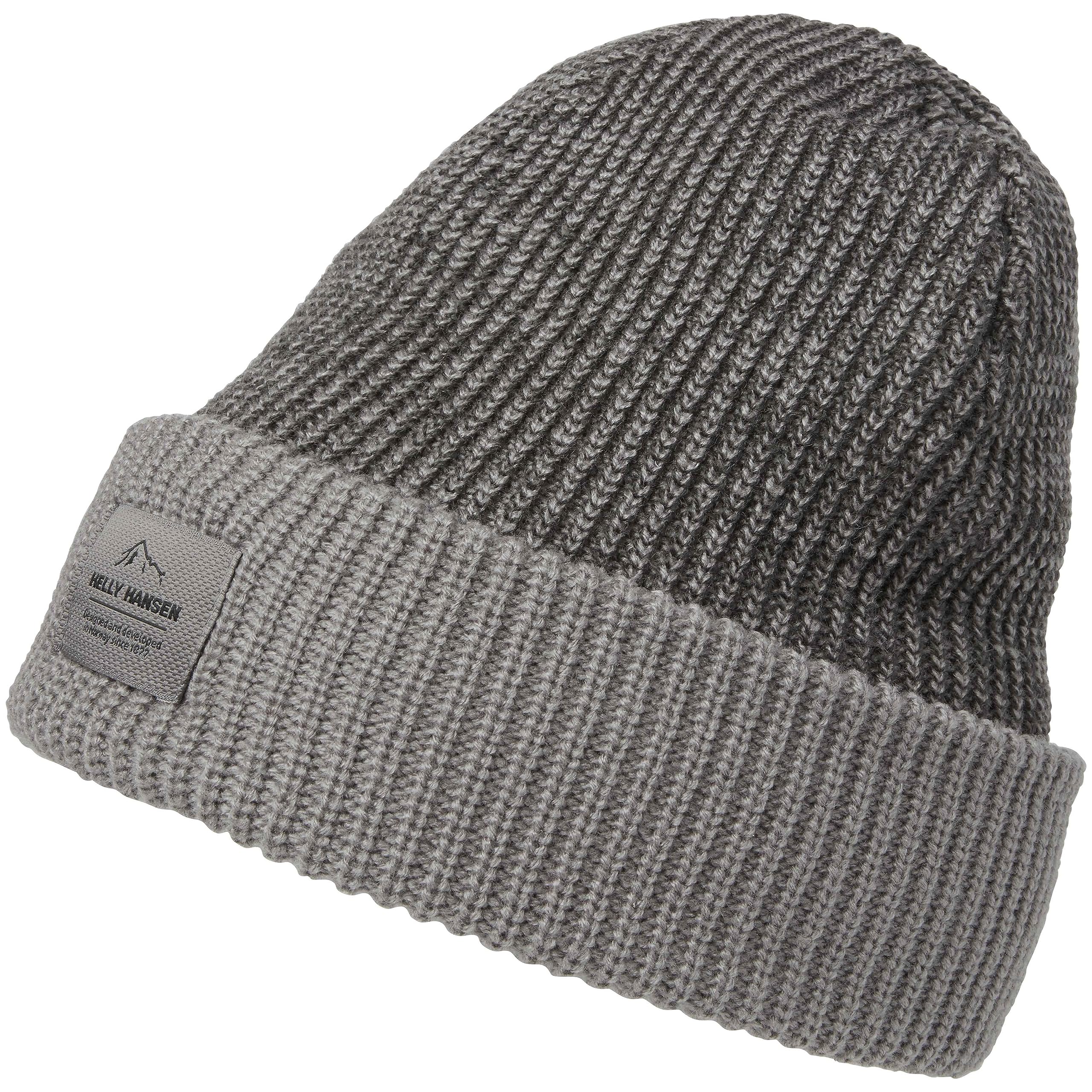Helly Hansen Men's Logo Cuff Beanie - Warm Winter Hat for Skiing, Snowboarding & Outdoor Activities