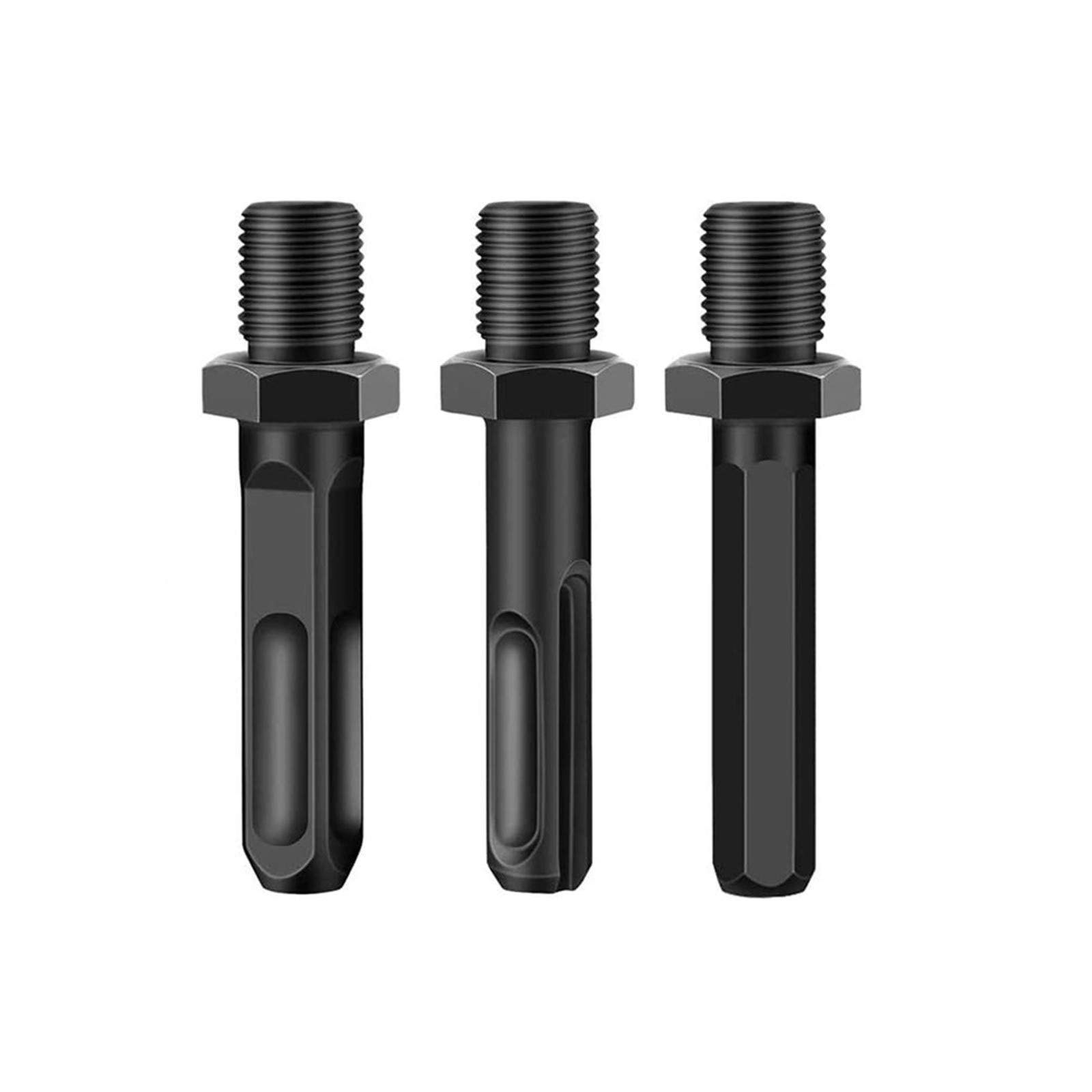 3-Piece Firewood Log Splitter Drill Bit Set - Heavy Duty Wood Splitting Tool for Home & Garden Improvement - Perfect for Firewood, Camping, and DIY Woodworking Projects