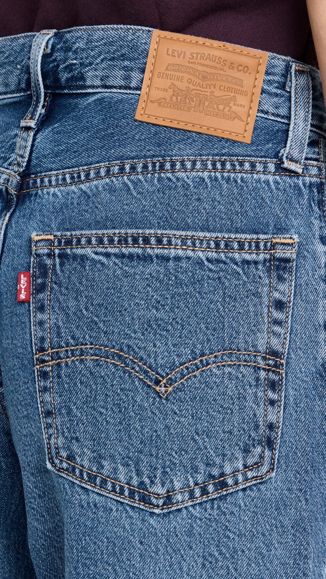 Levi's Women's Baggy Dad Jeans - High Waisted Relaxed Fit Vintage Denim Pants for Casual Outfits & Streetwear Style | Perfect for Everyday Wear, Weekend Outings and Fashionable Looks
