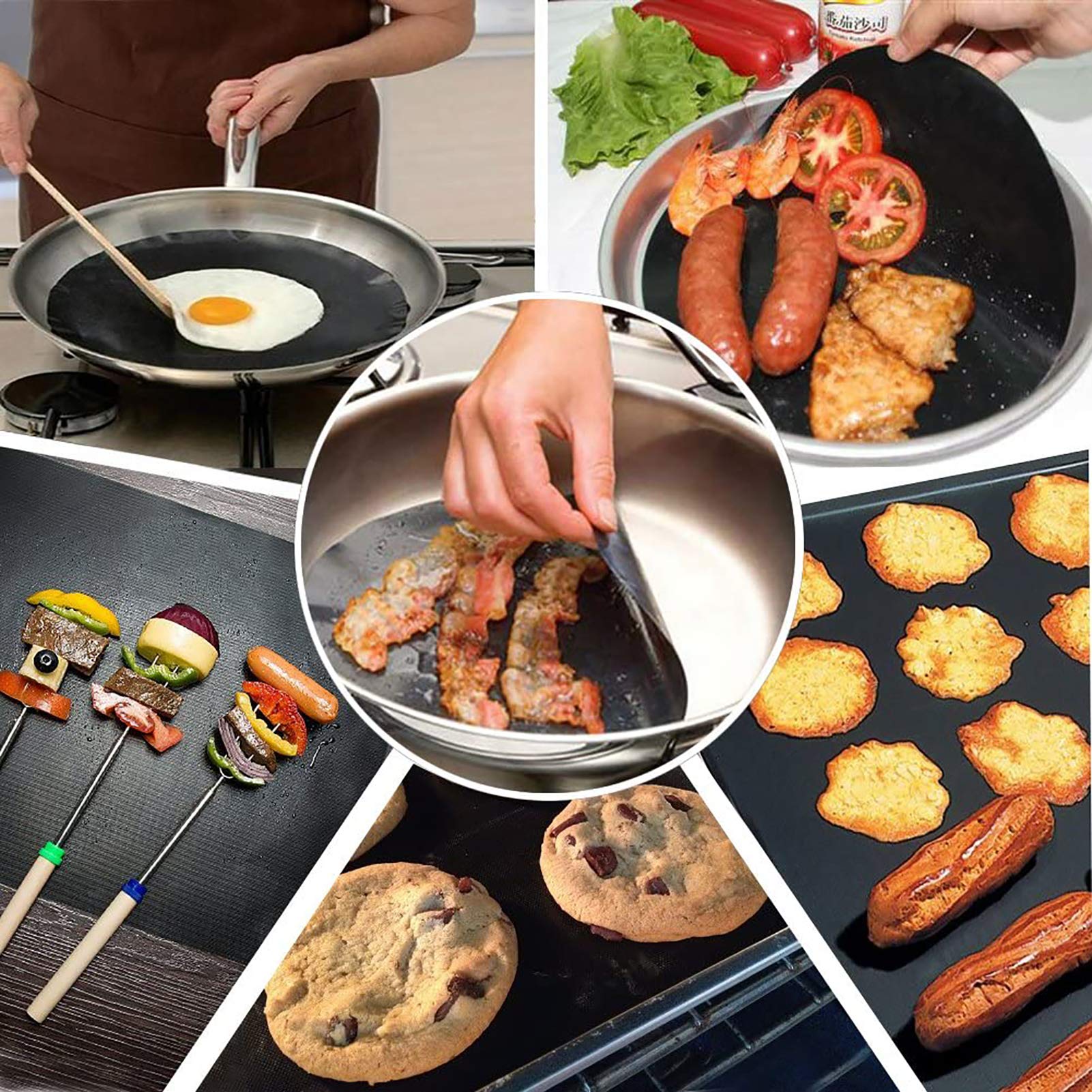 Nonstick BBQ Silicone Grill Mat 70