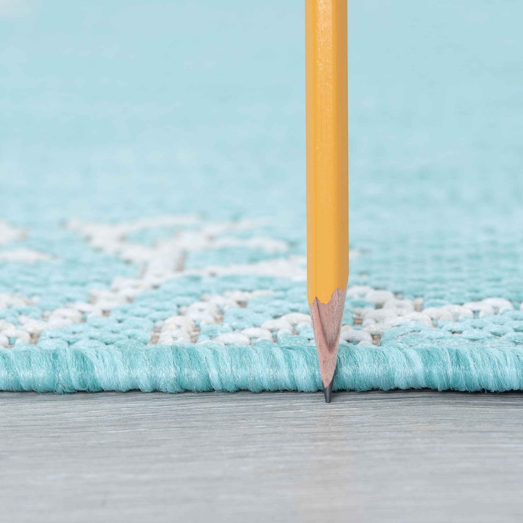 Waterproof 9x12 Indoor Outdoor Rug - Non-Slip, Durable & UV Resistant for Patio, Deck, Porch, Entryway - Perfect for Backyard, Poolside & High Traffic Areas