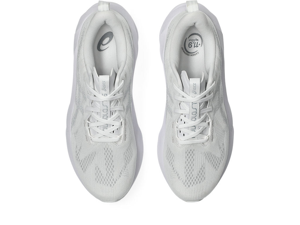 Nike Men's Novablast 5 Running Shoes - 100% White/Piedmont Grey - Lightweight Cushioned Sneakers for Jogging, Gym & Everyday Wear