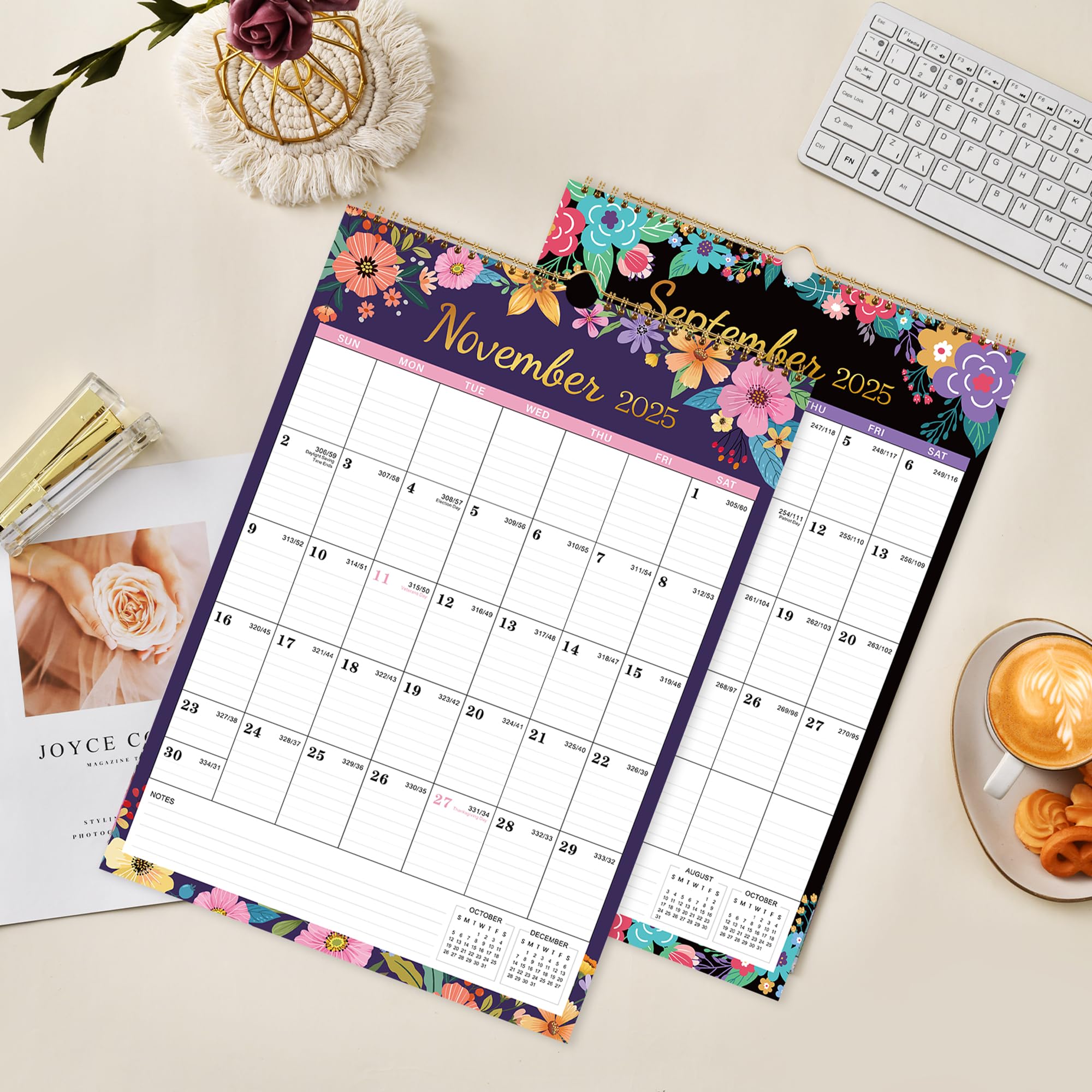 2025-2026 Wall Calendar - 18 Month Large Planner (July 2025-December 2026) | 12