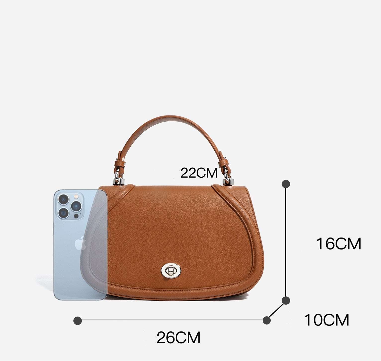 Stylish Women's Casual Designer Saddle Bag - Fashion Crossbody Purse for Everyday Use, Work & Travel | Trendy Handbag for Outfits & Accessories