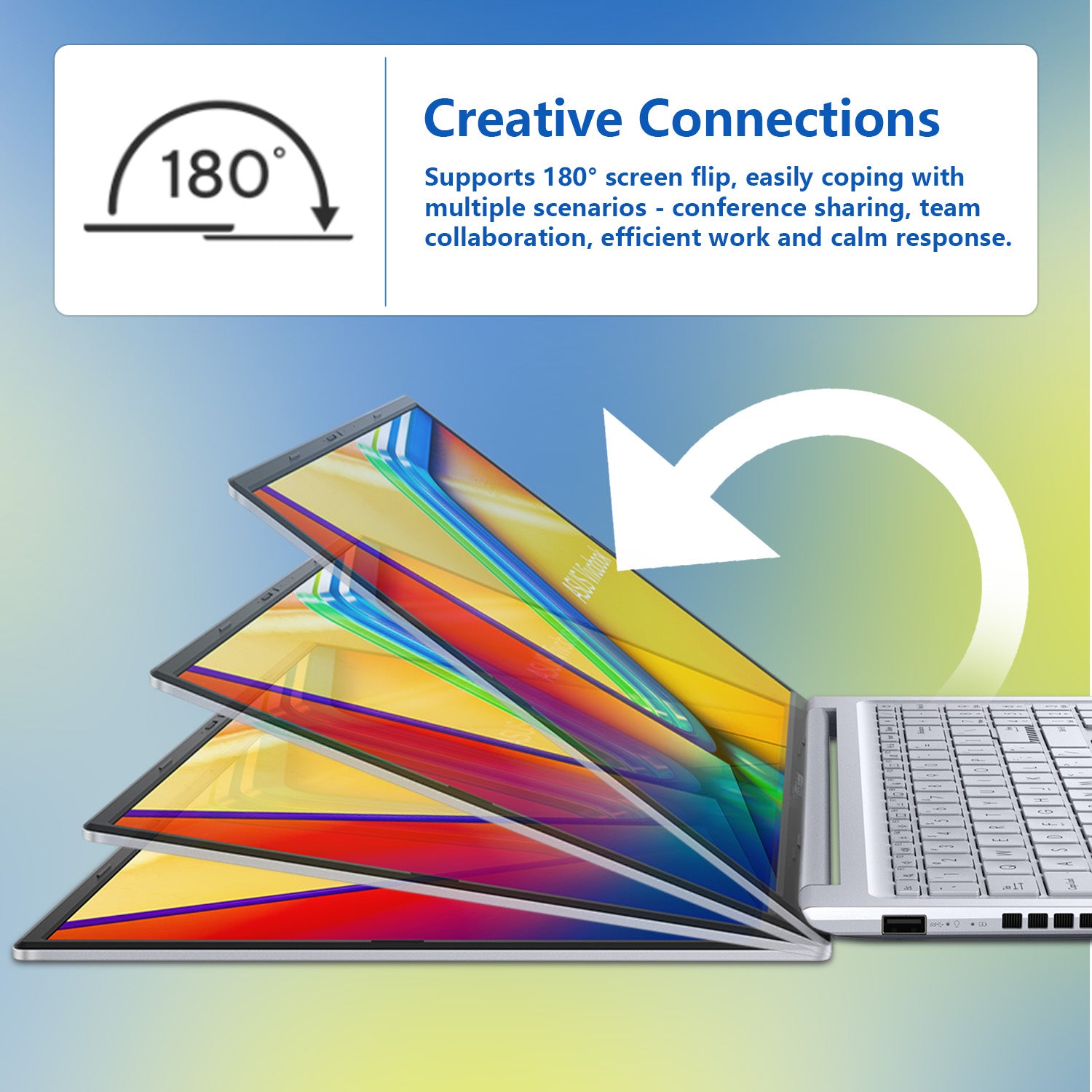 ASUS Vivobook Pro 16 Laptop - Intel Core i9, 16GB RAM, NVIDIA RTX 4050, 1TB SSD, Windows 11 Home, 60Hz Display - Silver | Powerful Performance for Gaming, Video Editing & Multitasking