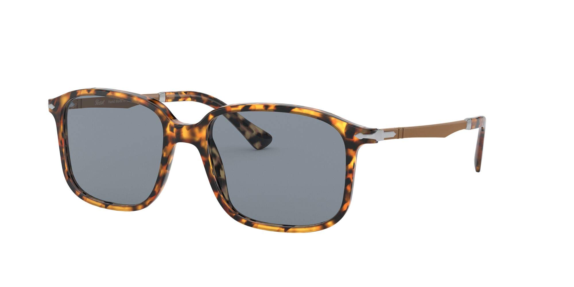Persol PO3246S Rectangular Polarized Sunglasses for Men & Women - UV Protection, Classic Style - Perfect for Driving, Travel & Outdoor Activities