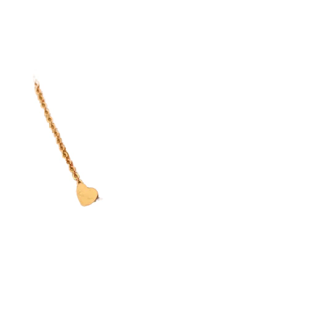 Boho Layered Anklet Bracelet for Women - Adjustable Gold Heart Ankle Jewelry for Girls, Beach Vacation & Summer Outfits