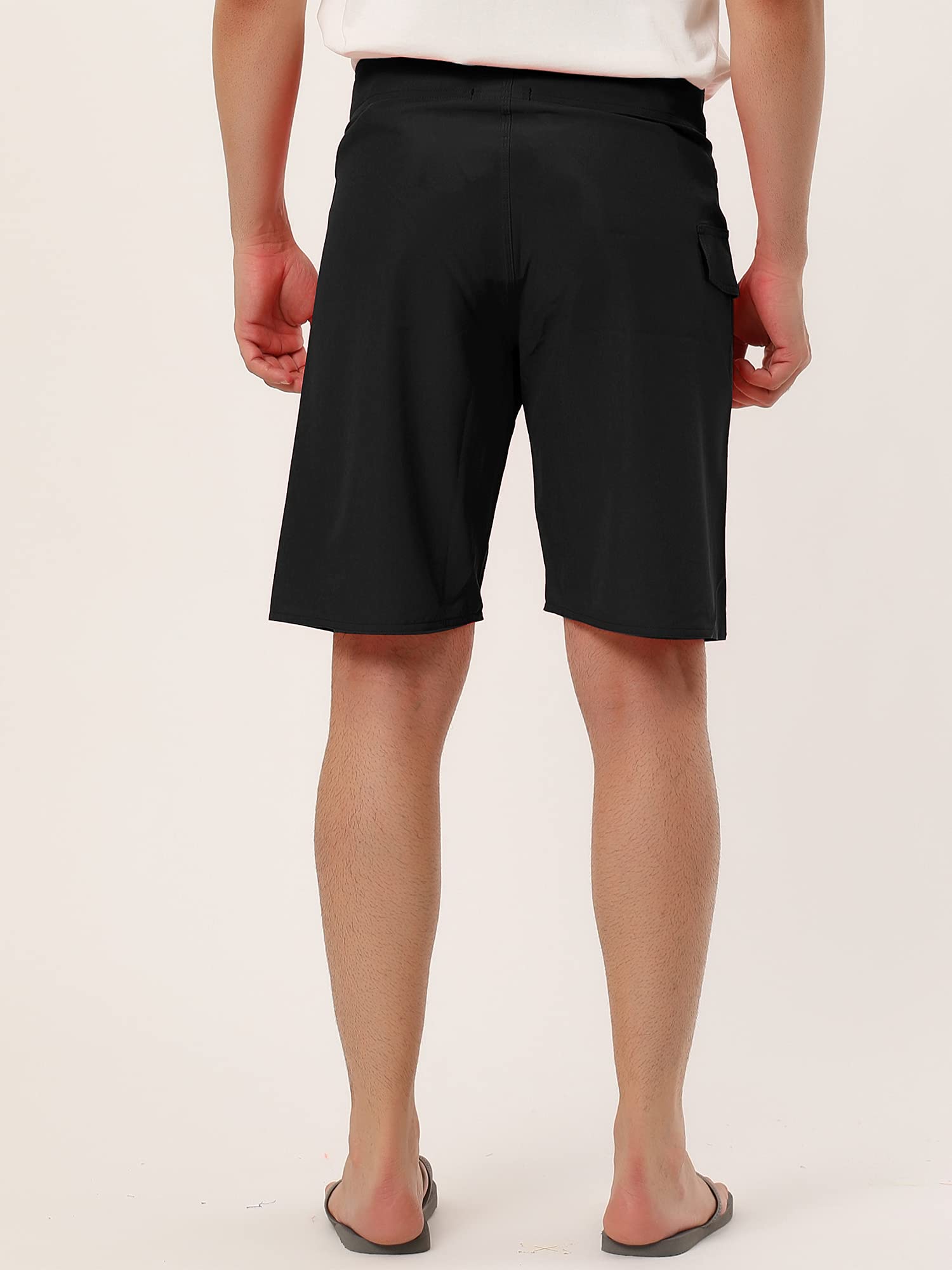 Lars Amadeus Men's Swim Trunks - Quick Dry Elastic Waist Board Shorts with Drawstring for Beach, Pool & Surfing | Comfortable Swimwear for Summer Vacation & Water Sports
