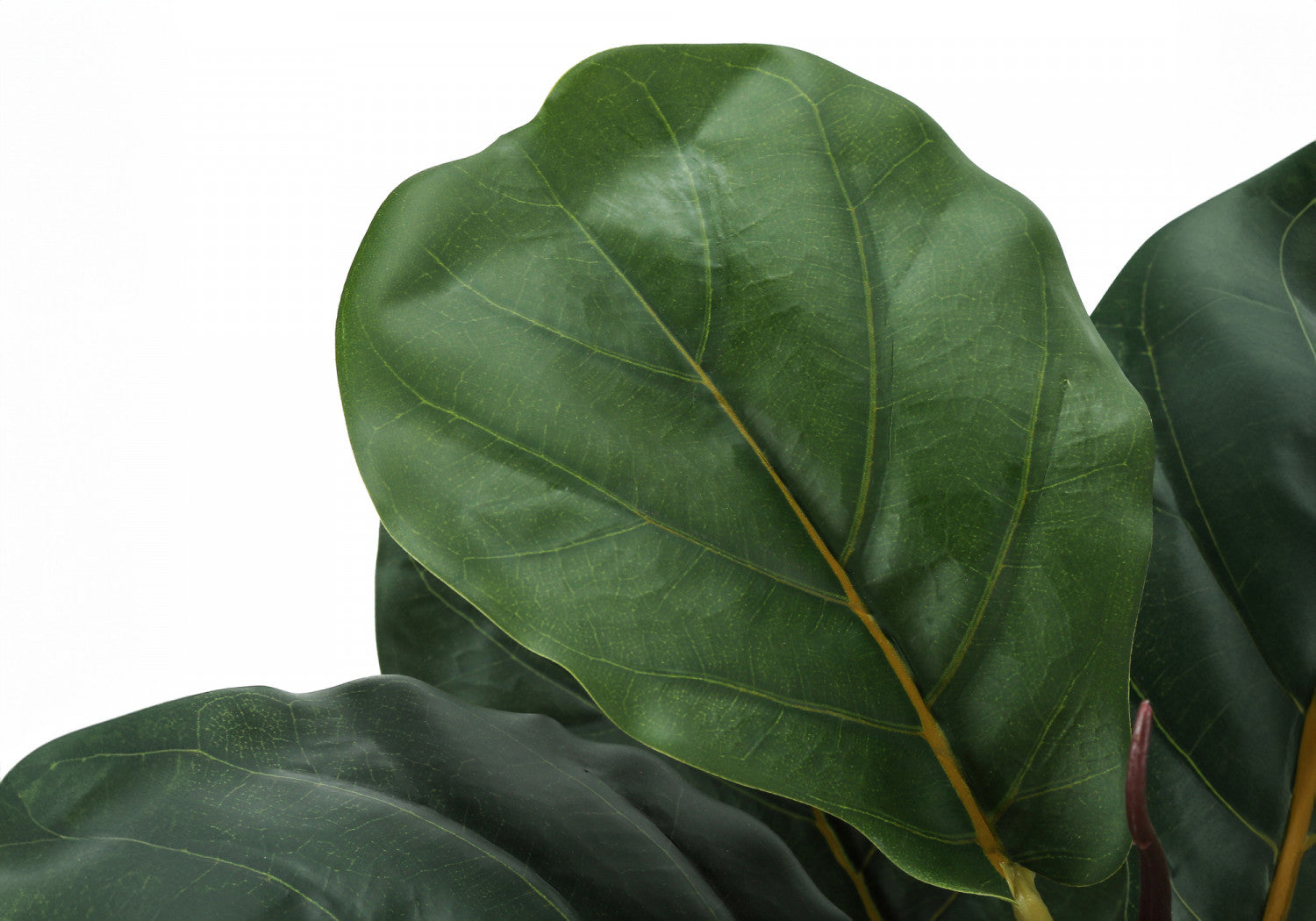 28 Inch Fiddle Leaf Fig Tree with 8 Woven Baskets - Artificial Green Indoor Plant for Home Decor, Living Room, Office, and Wedding Decoration