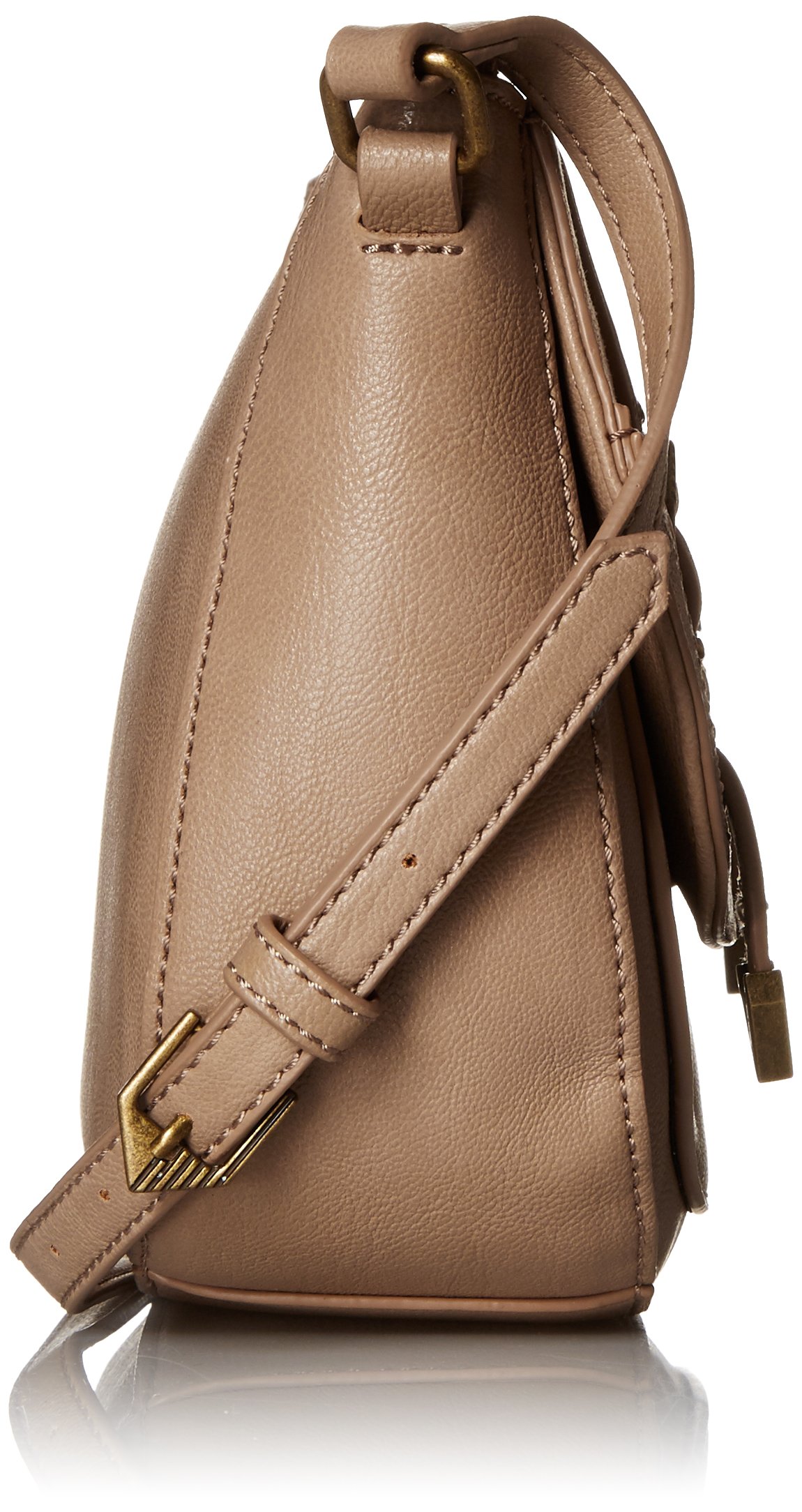 Nine West Evelina Crossbody Saddle Bag for Women - Stylish Leather Shoulder Purse with Adjustable Strap, Perfect for Work, Travel & Everyday Use
