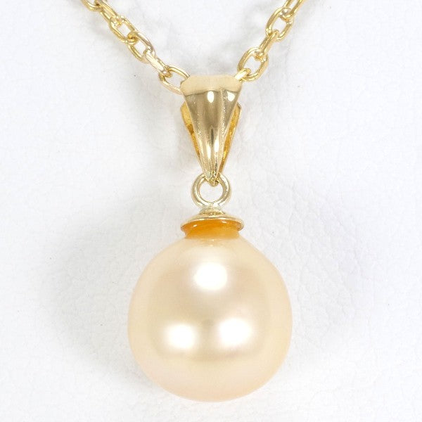 18K Yellow Gold Pearl Necklace for Women - Elegant & Timeless Jewelry Gift for Birthday, Anniversary, Wedding & Special Occasions