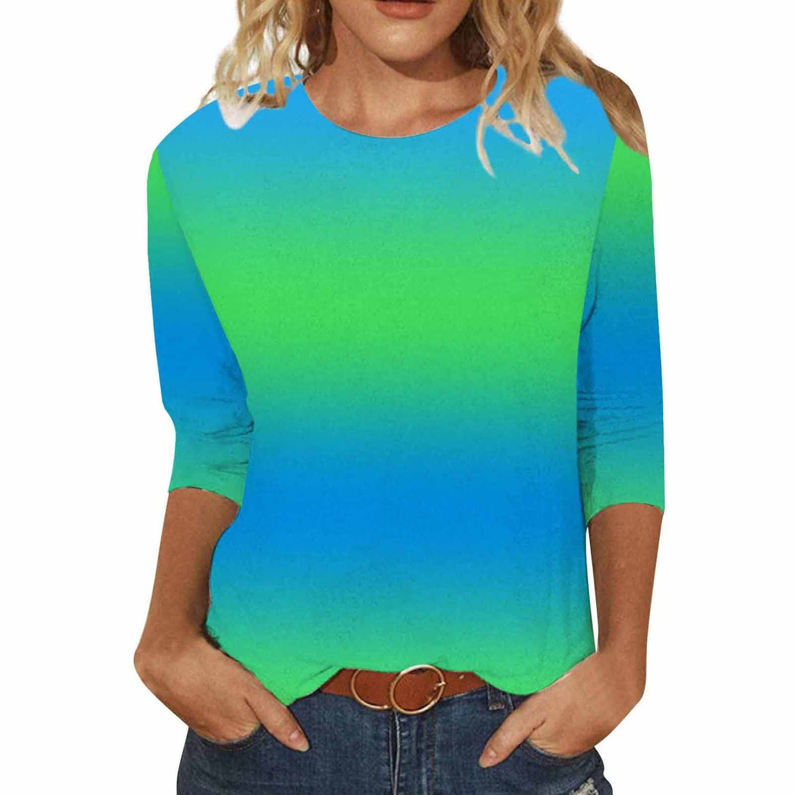 Women's Floral Print Short Sleeve Blouse - Trendy Casual Tops for Women, Comfortable & Breathable Summer T-Shirt - Perfect for Office, Dating & Weekend Outings