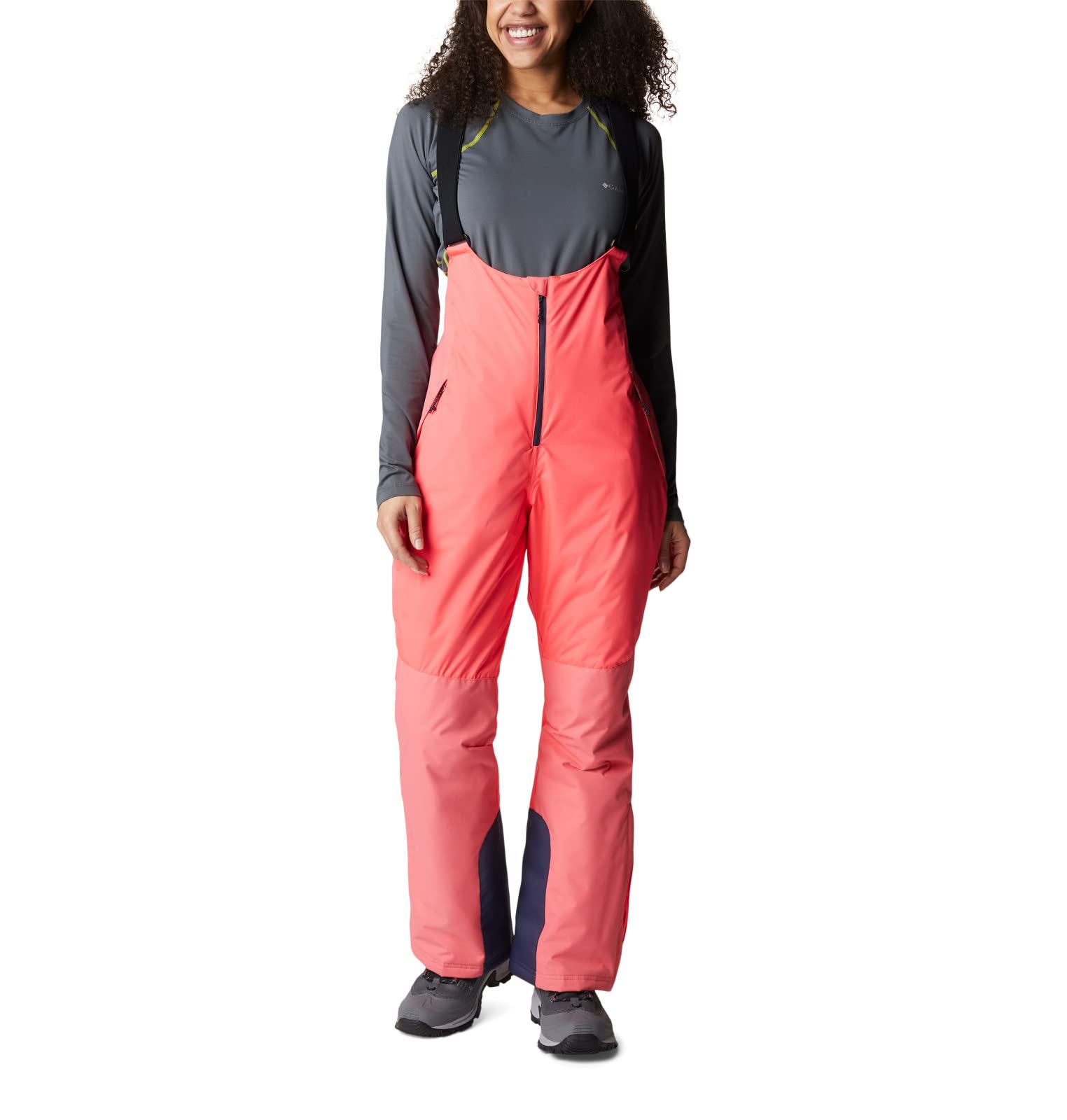 Columbia Women's Iceventure Bib Snow Pants - Waterproof, Insulated Winter Bib Overalls for Skiing, Snowboarding & Cold Weather Activities