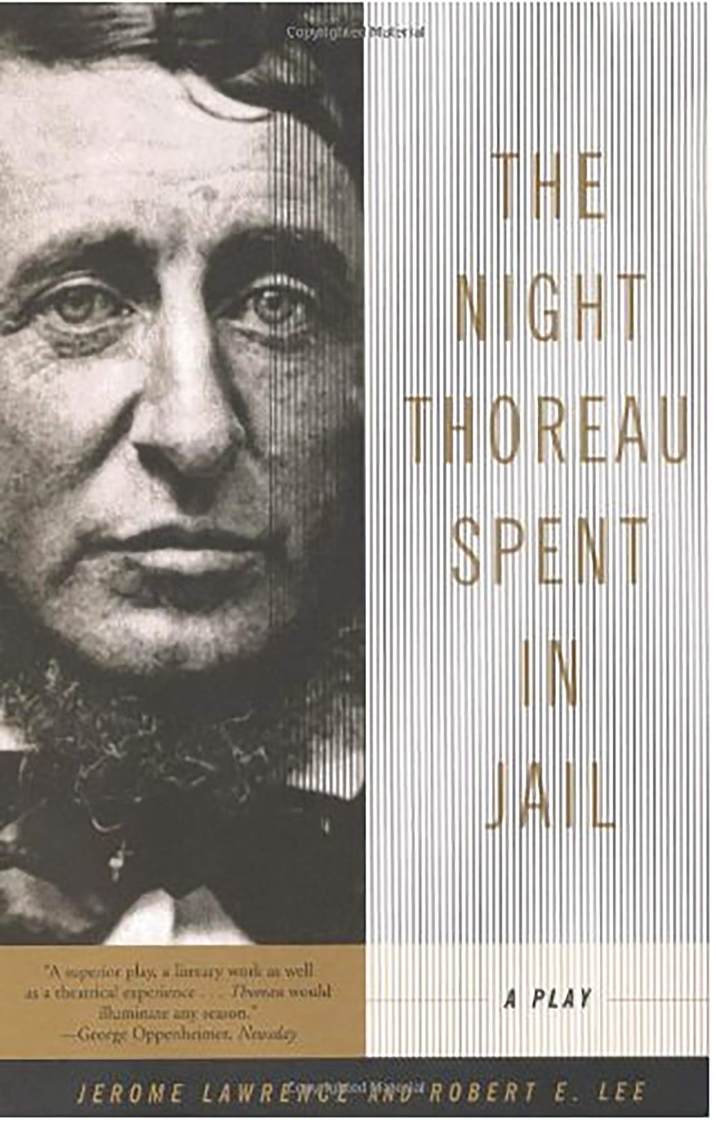 The Night Thoreau Spent in Jail: A Play - Classic American Drama About Civil Disobedience & Individualism | Perfect for Literature Lovers, Theater Performances & Book Clubs