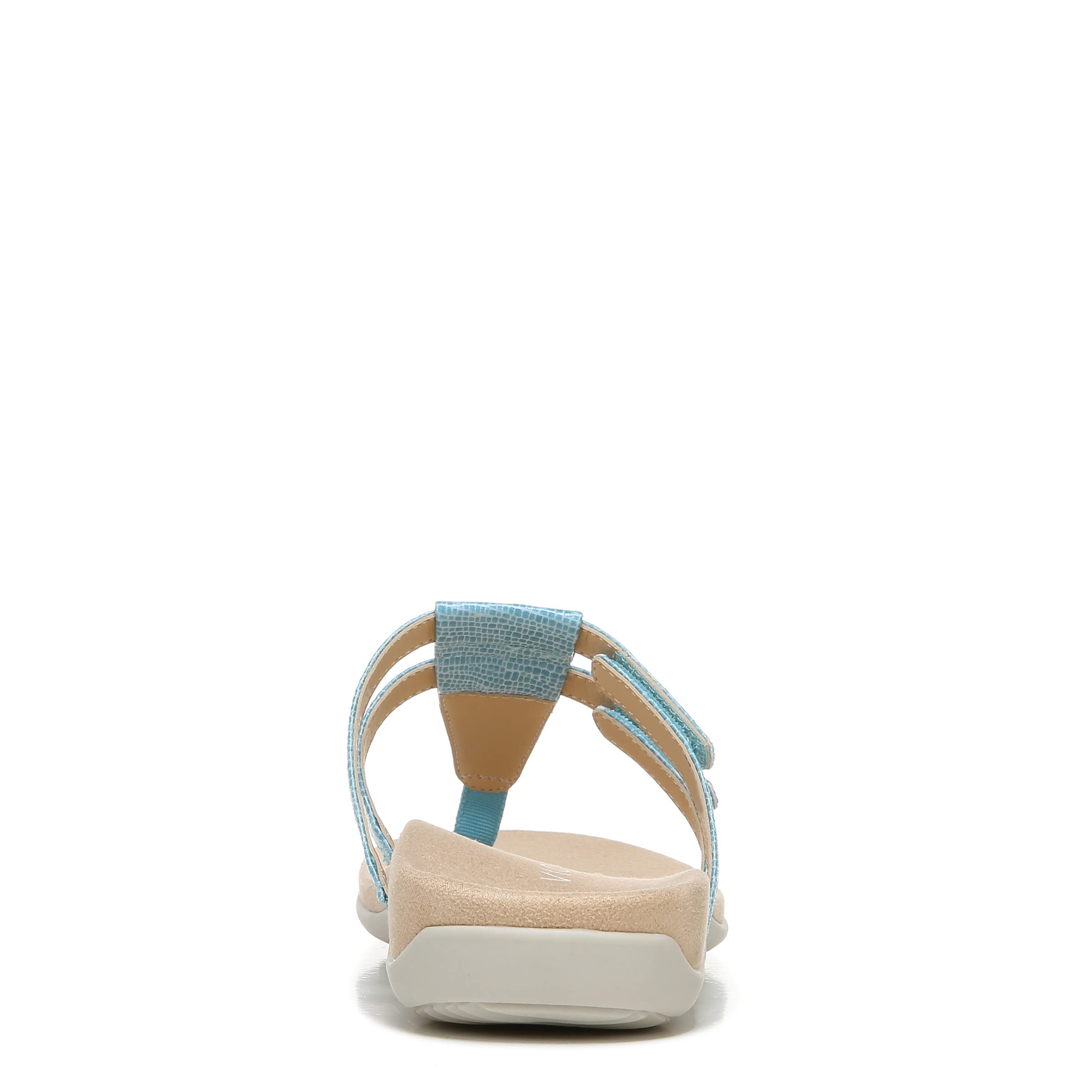 Vionic Elvia Women's Adjustable Orthotic Slip-On Sandals with Arch Support - Comfortable Walking Shoes for Plantar Fasciitis, Flat Feet & Heel Pain Relief - Perfect for Beach, Travel & Everyday Wear