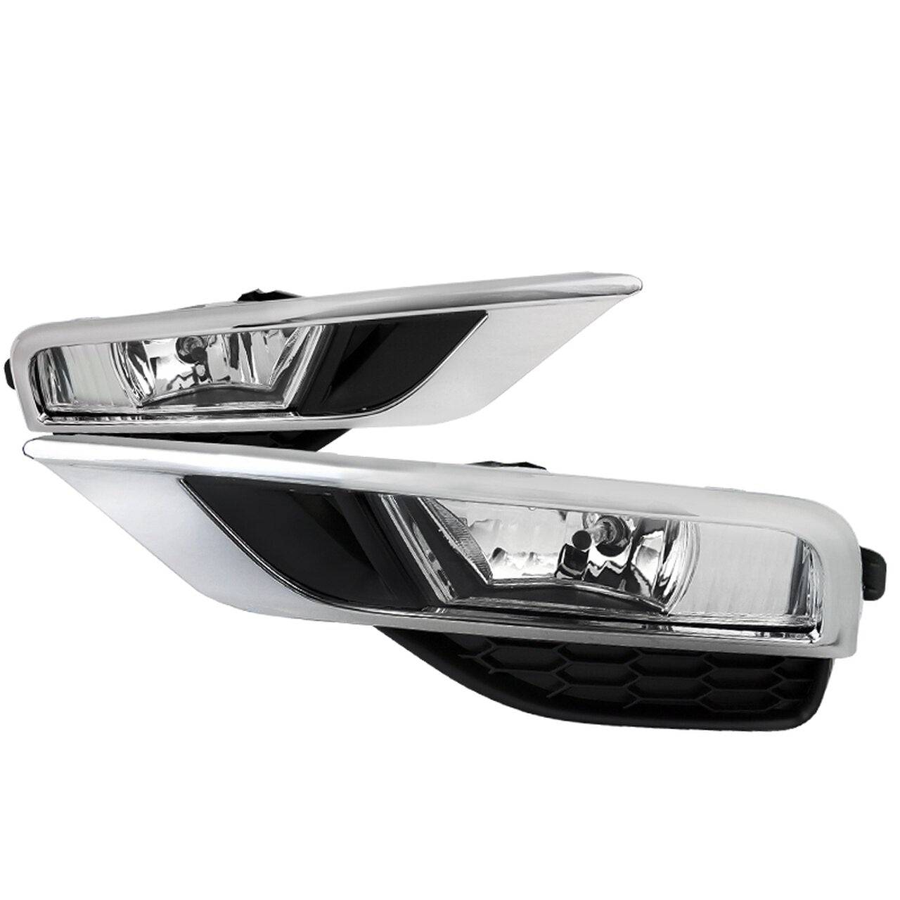 2015-2016 Honda CR-V Fog Lights - Clear Lens Bumper Fog Lamps with Switch & Bulbs - Upgrade Your Night Driving Safety & Style